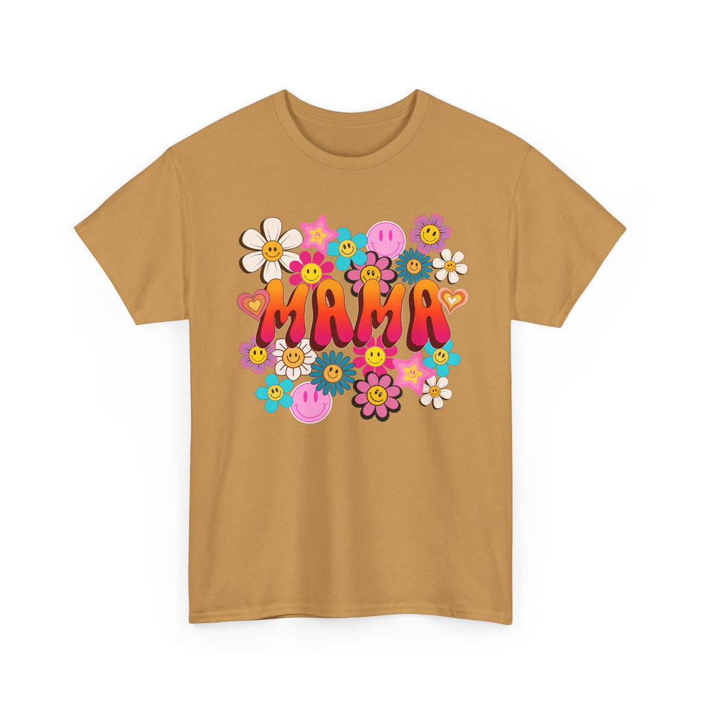 Mama Floral Tee — Retro Cute Flower Mom T‑Shirt