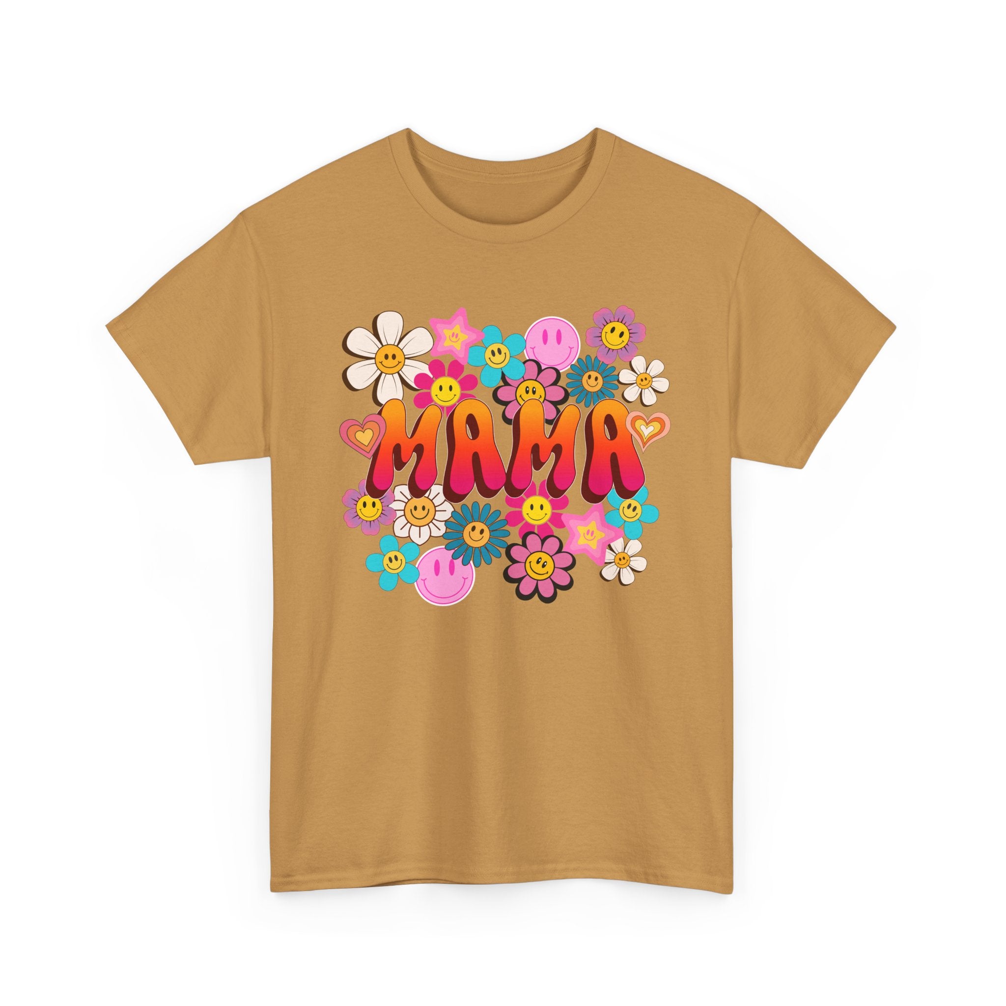 Mama Floral Tee — Retro Cute Flower Mom T‑Shirt