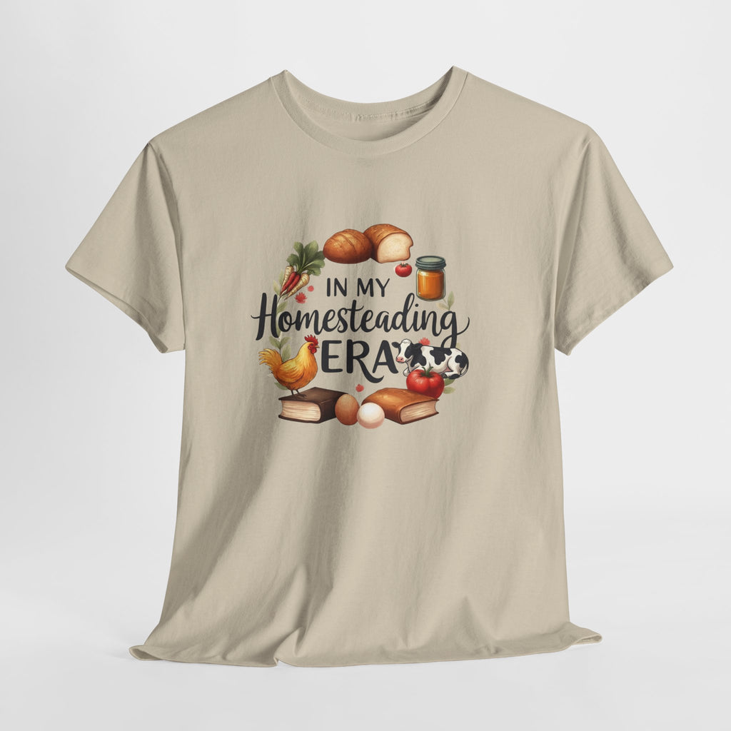 Homesteading Era Tee — Cute Bread, Chickens & Eggs Design