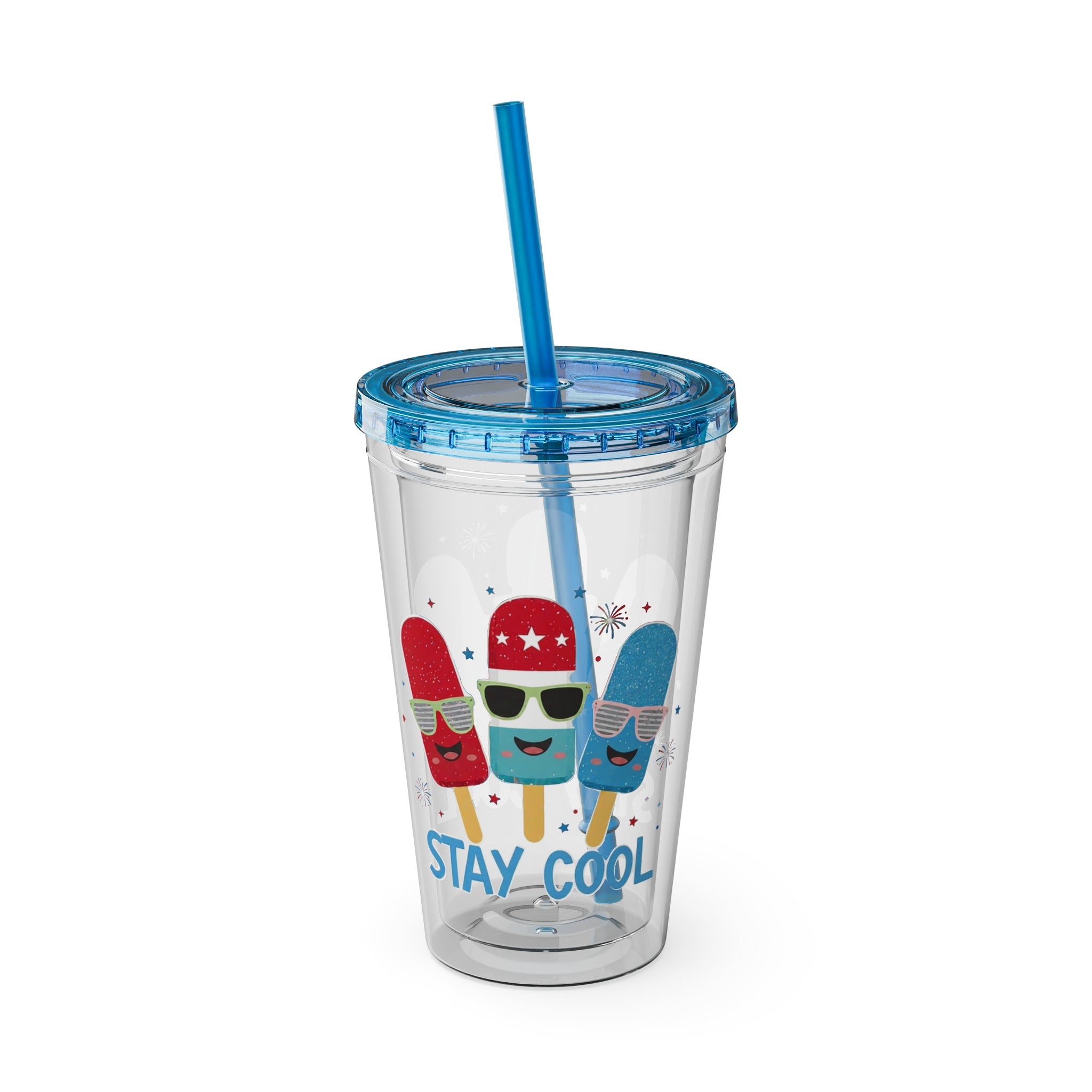Sunsplash Tumbler with Straw, 16oz