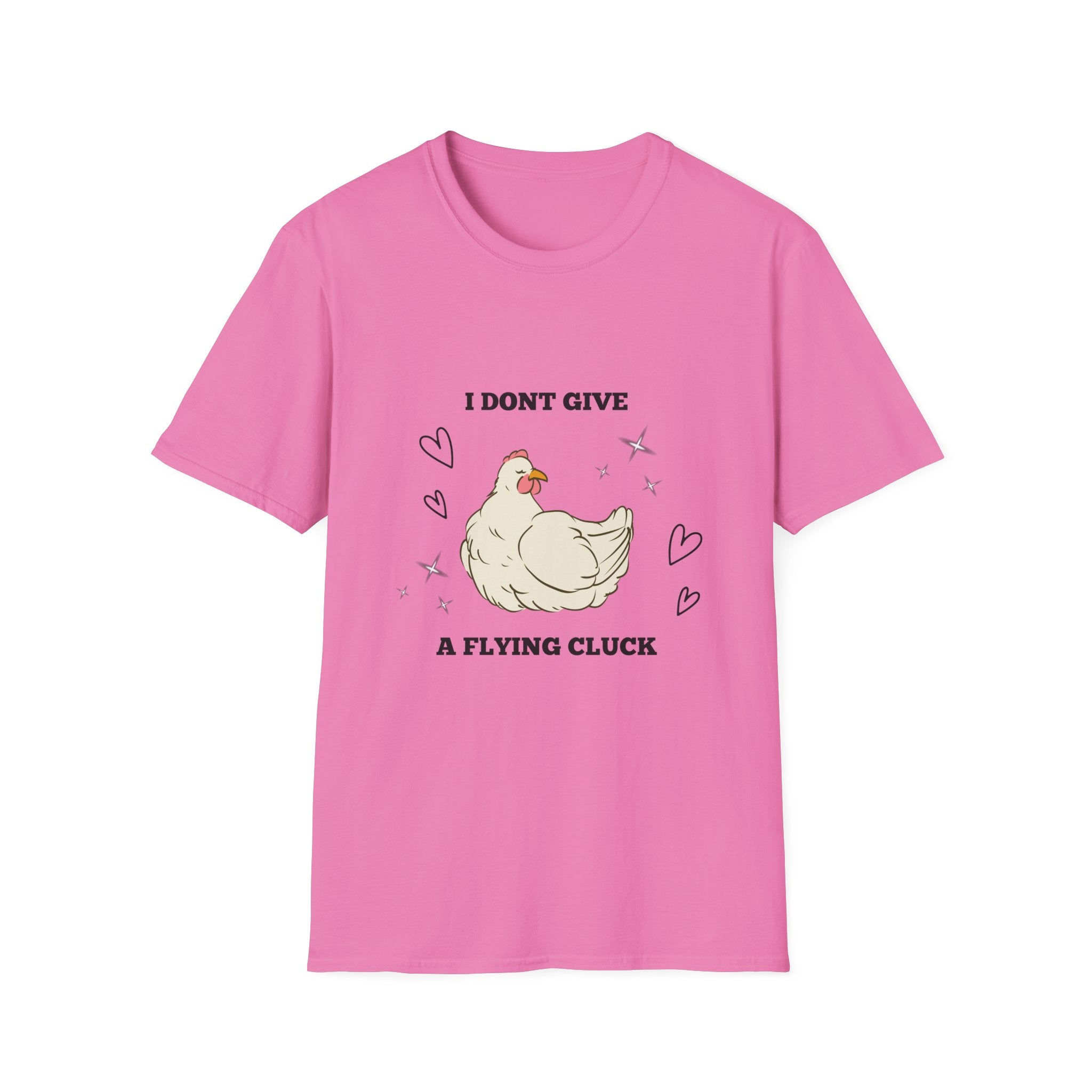 I Don't Give a Flying Cluck T-Shirt — Cute Sarcastic Chicken Graphic Tee