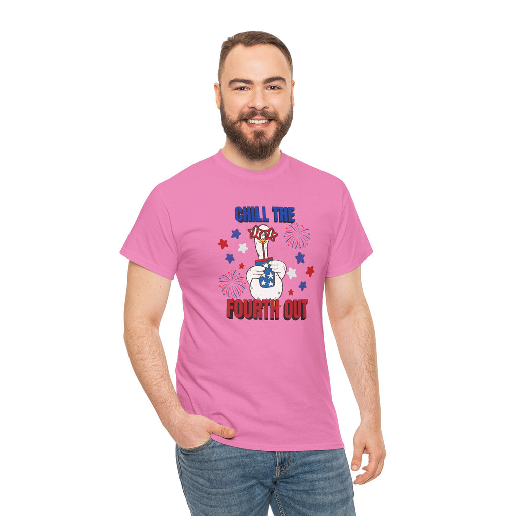 Chill the FOURTH Out - Funny Goose T-Shirt
