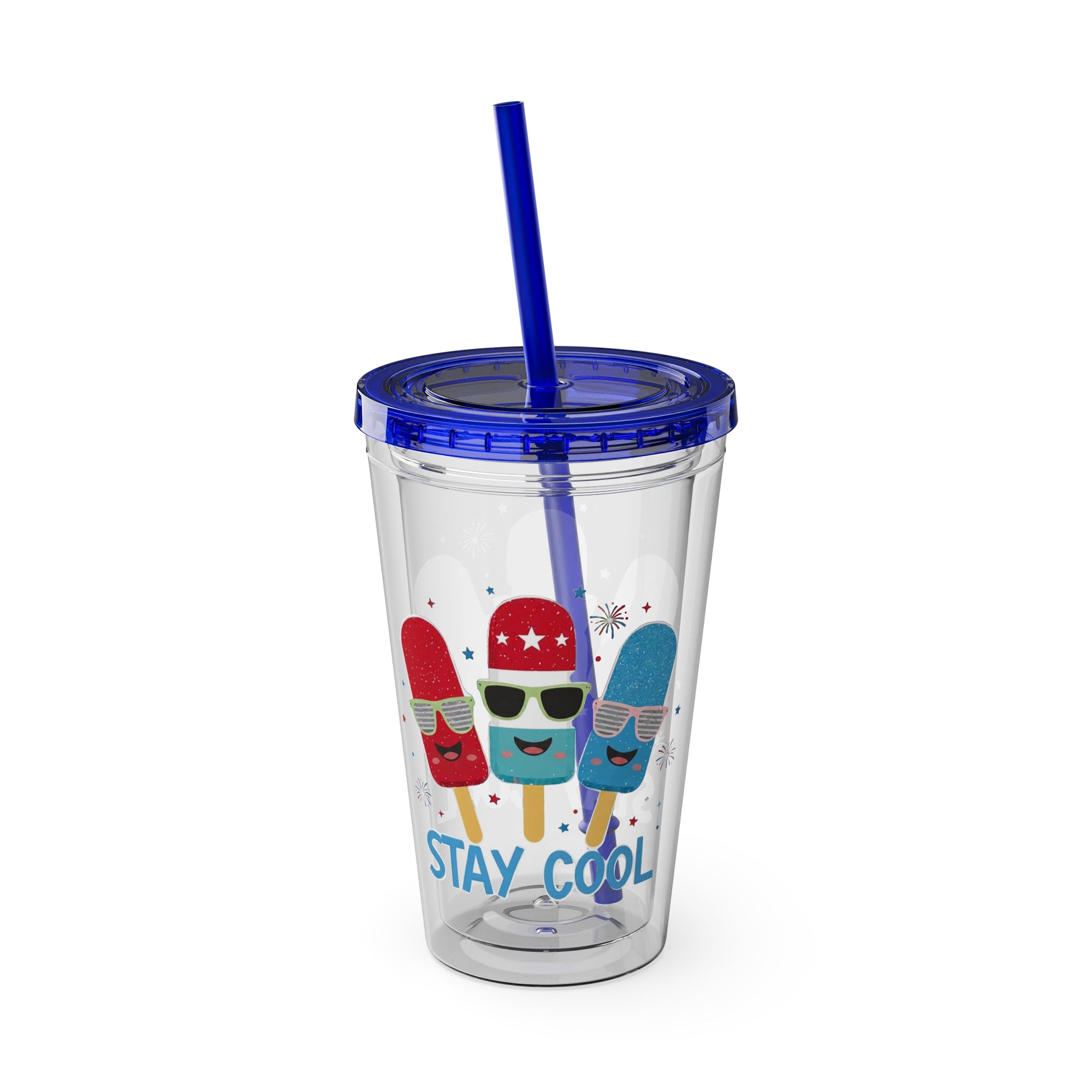 Sunsplash Tumbler with Straw, 16oz