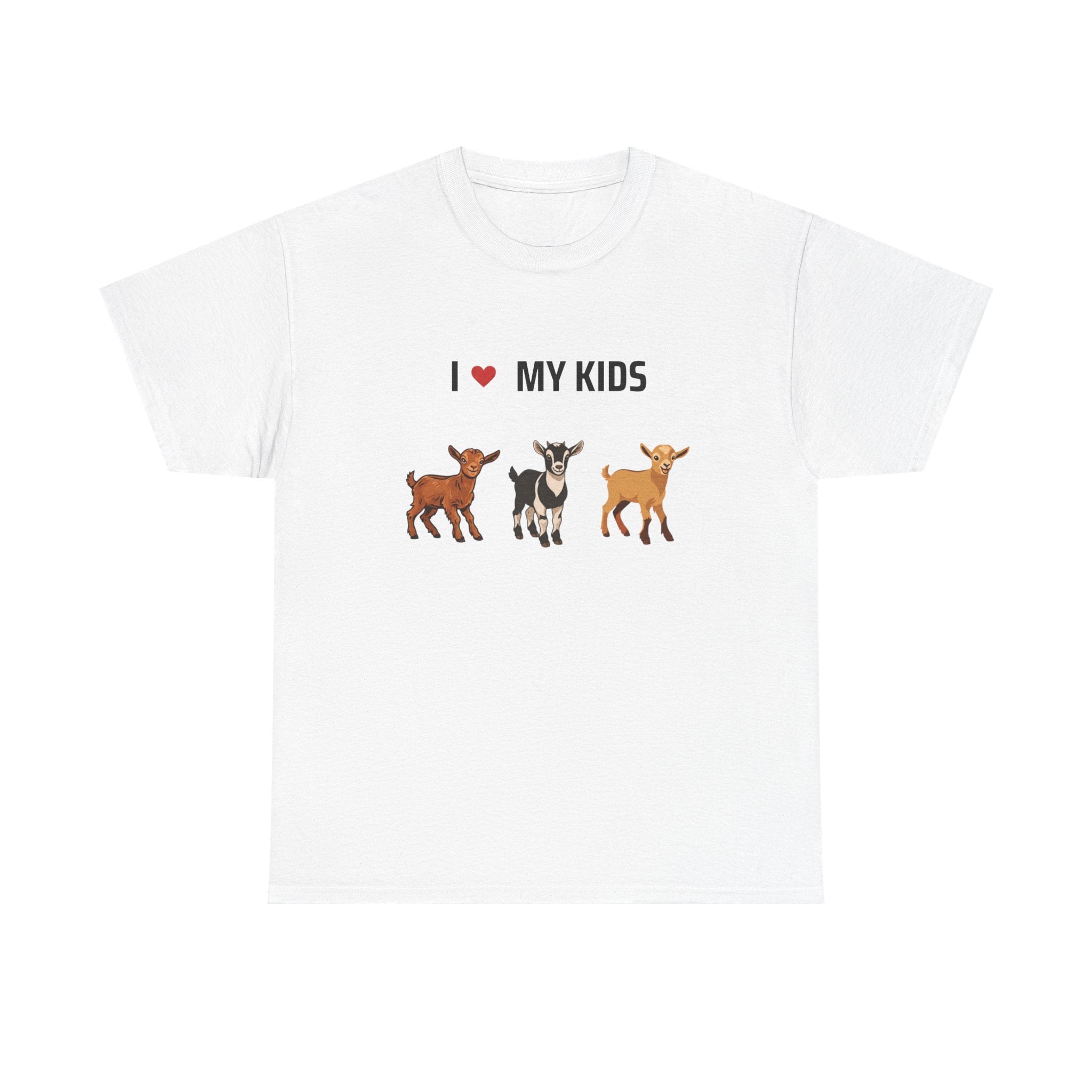 I ❤️ My Kids Cute Famr T-shirt