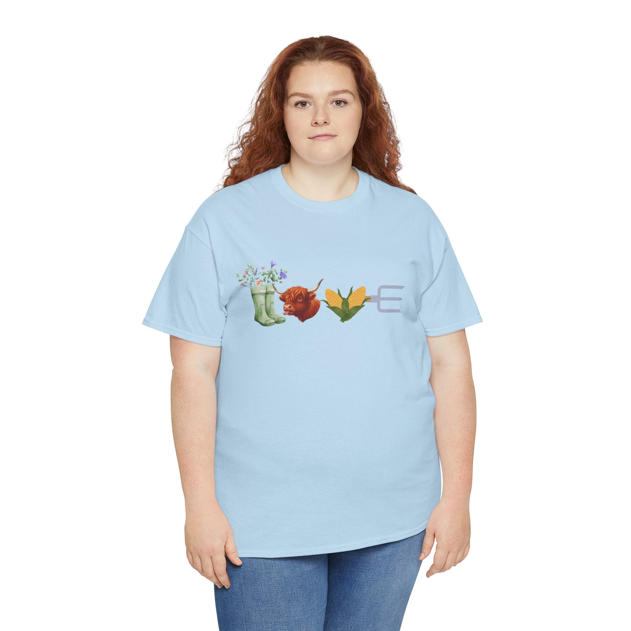 T-Shirt — Floral Garden Love Icons Tee