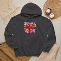 Mama Floral Hoodie — Retro Flower Power "Mama" Sweatshirt