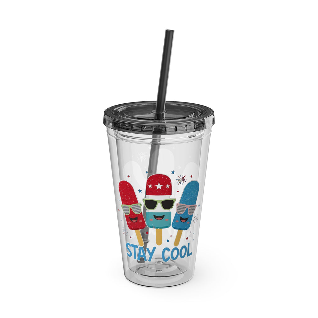 Sunsplash Tumbler with Straw, 16oz