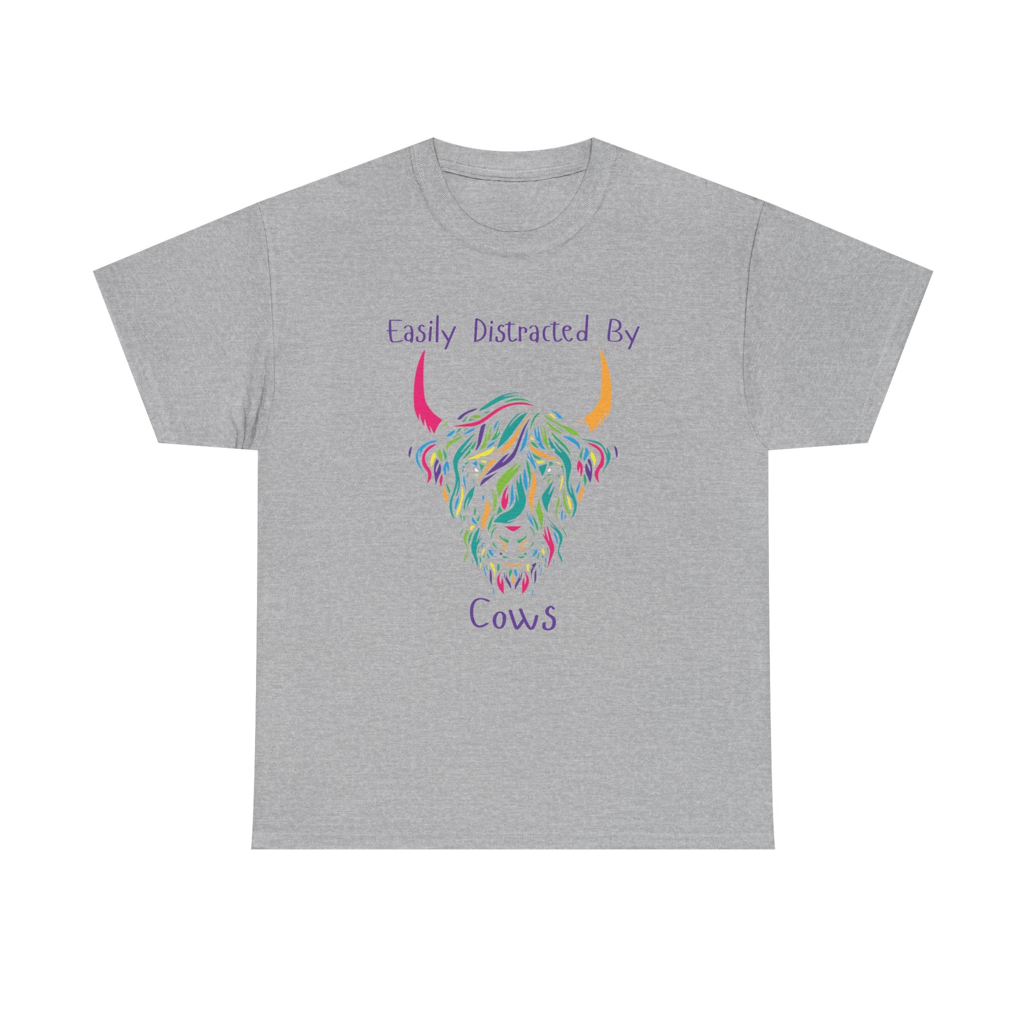 Easilty Distracted by Cows - rainbow