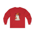 Cute Pumpkin Spice Ghost Unisex Ultra Cotton Long Sleeve Tee