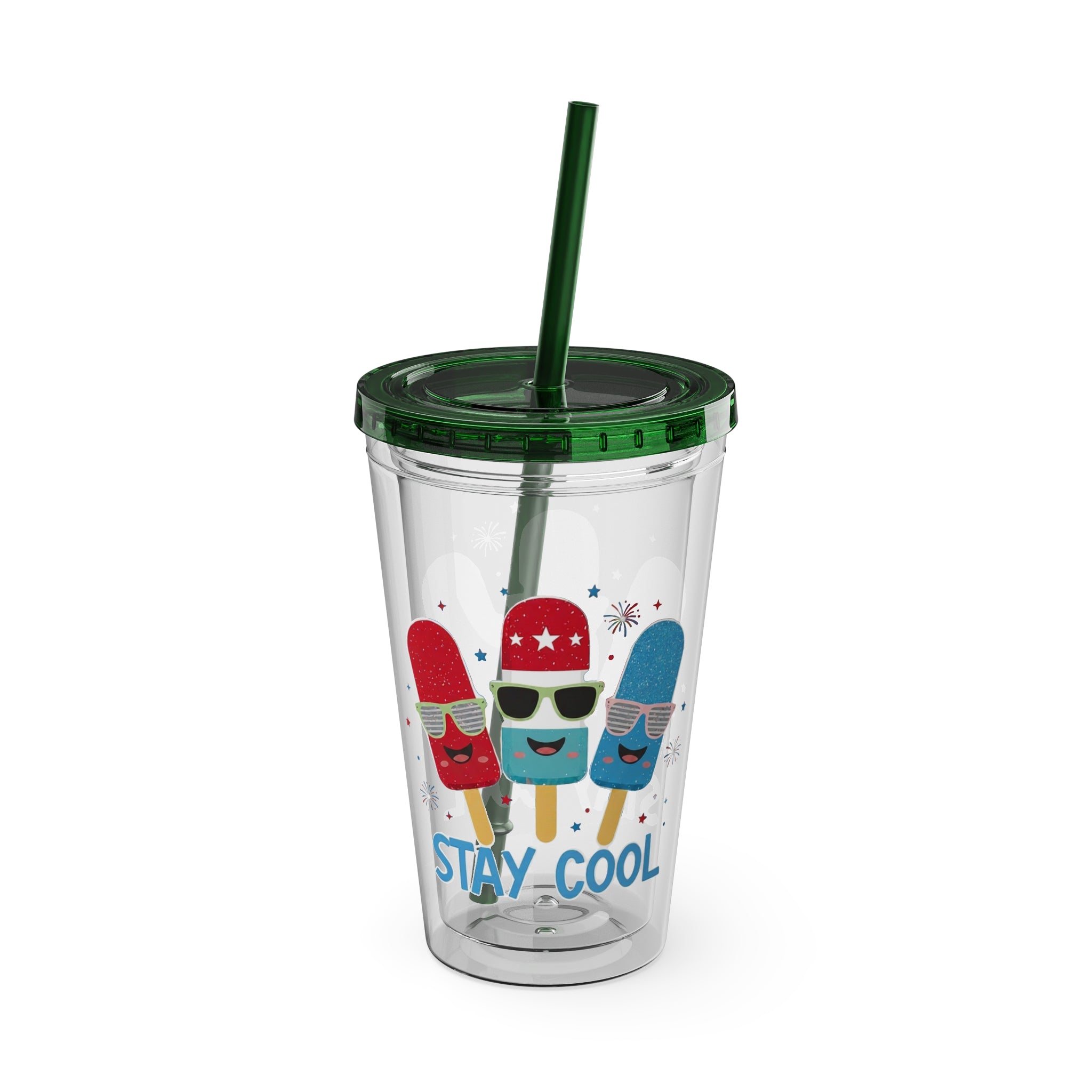 Sunsplash Tumbler with Straw, 16oz