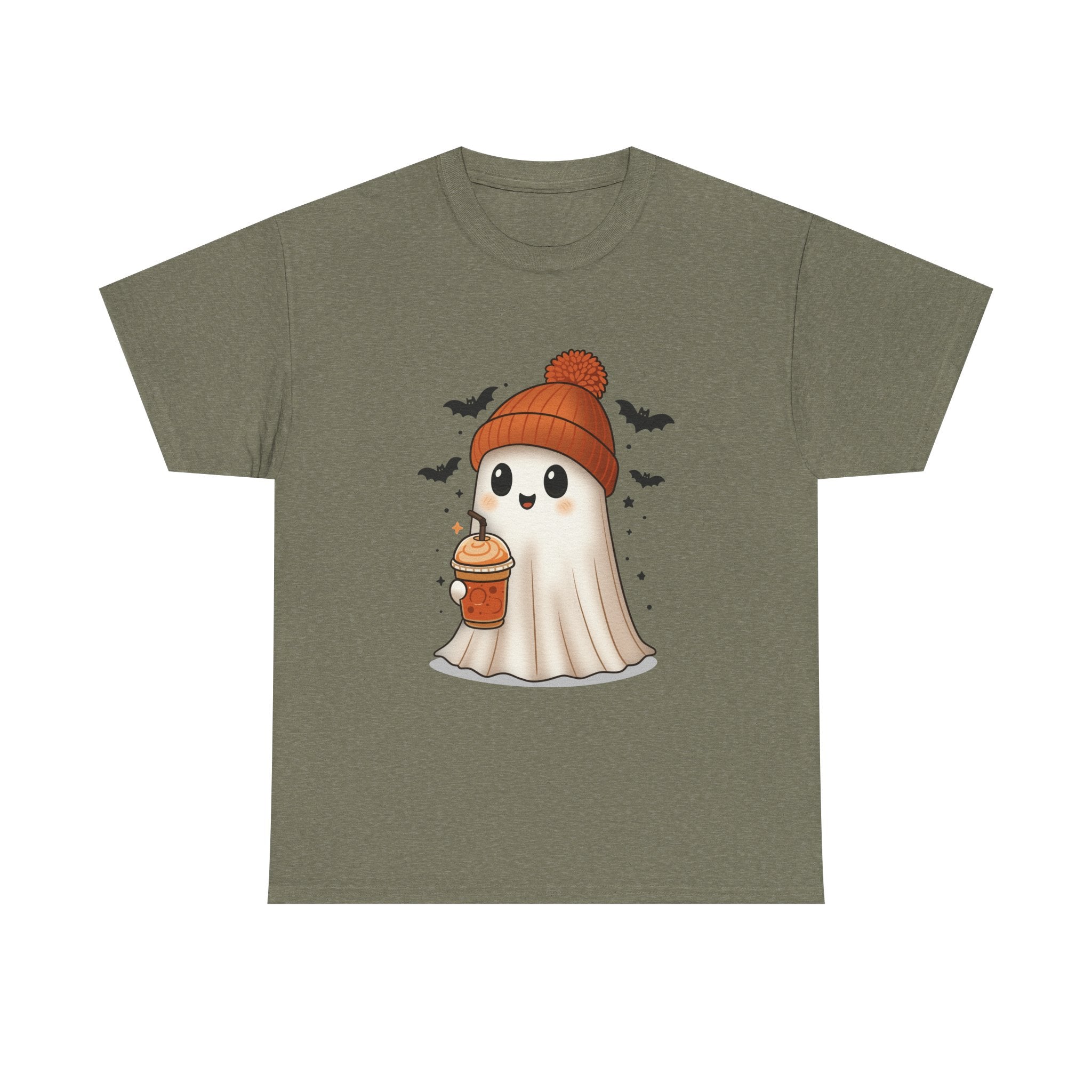Pumpkin Spice GhostUnisex Heavy Cotton Tee