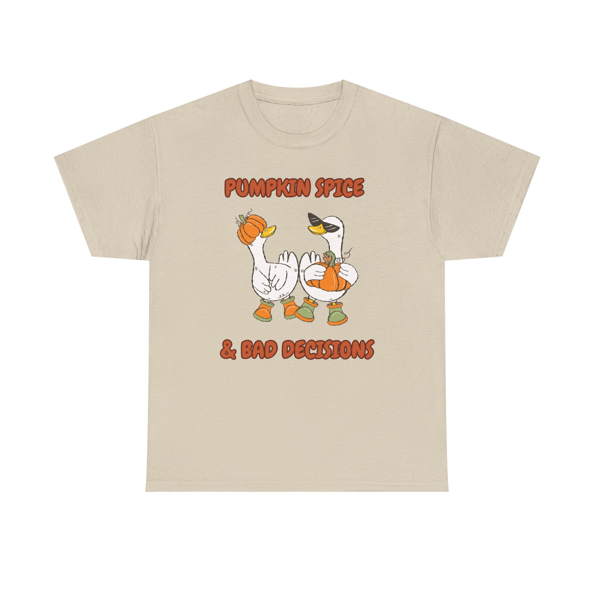 Pumpkin Spice & Bad Decisions Heavy Cotton Tee
