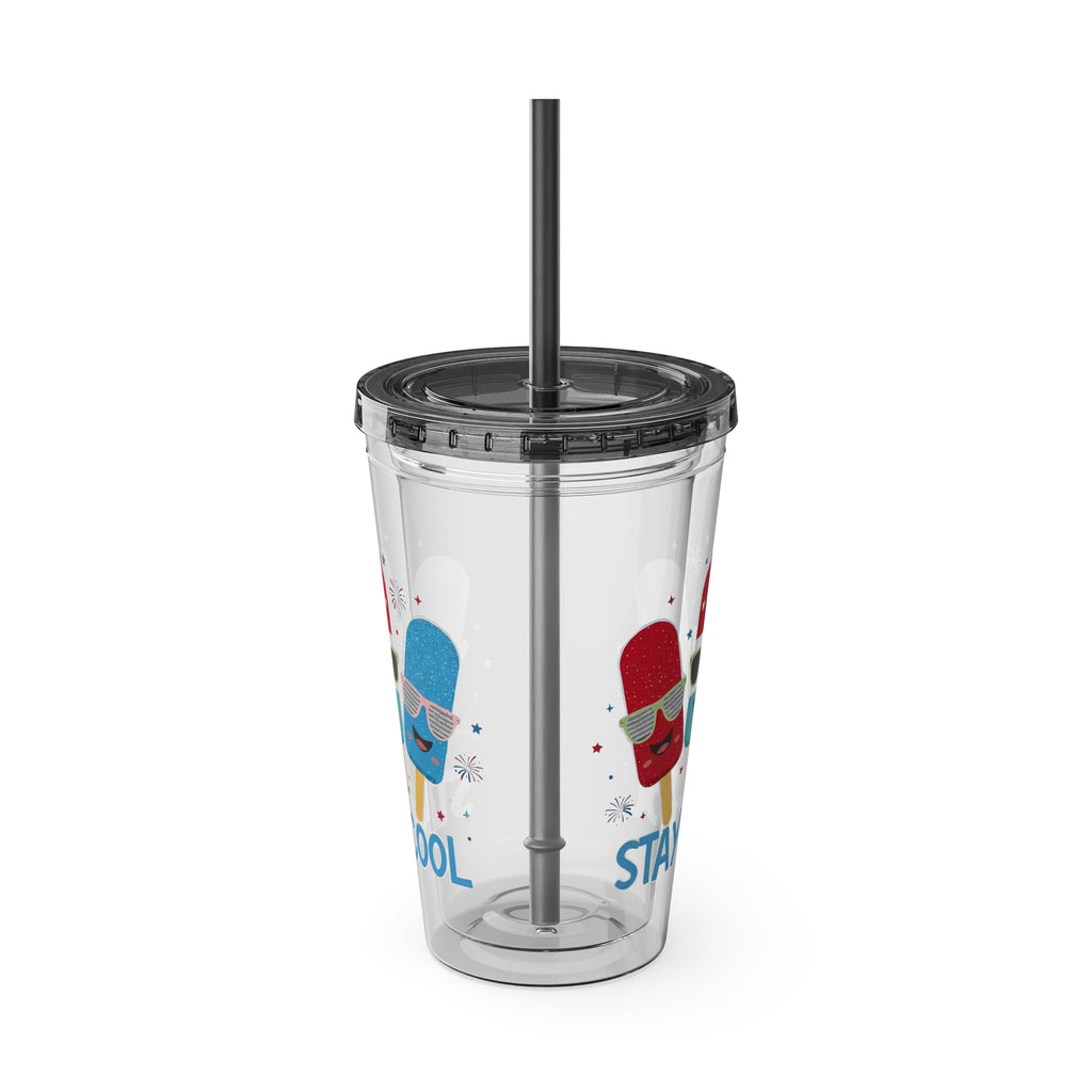 Sunsplash Tumbler with Straw, 16oz