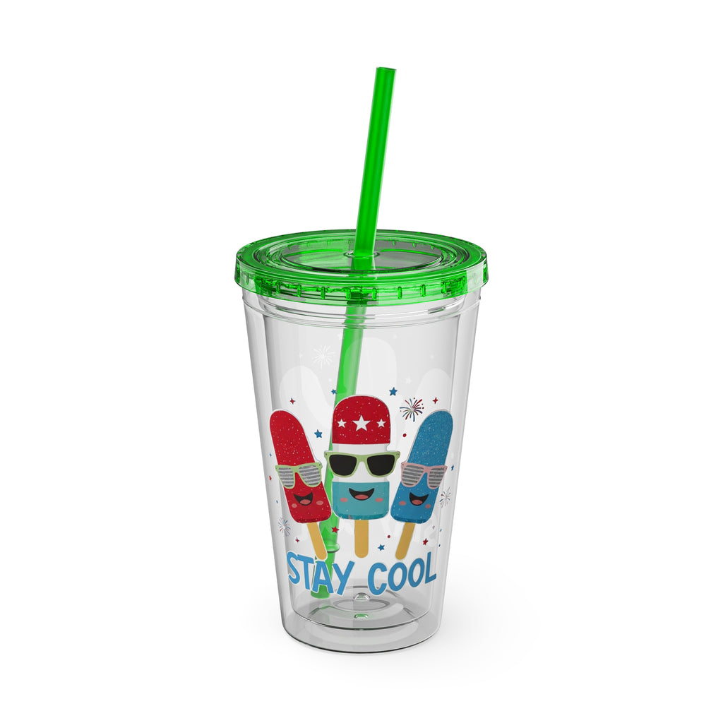 Sunsplash Tumbler with Straw, 16oz