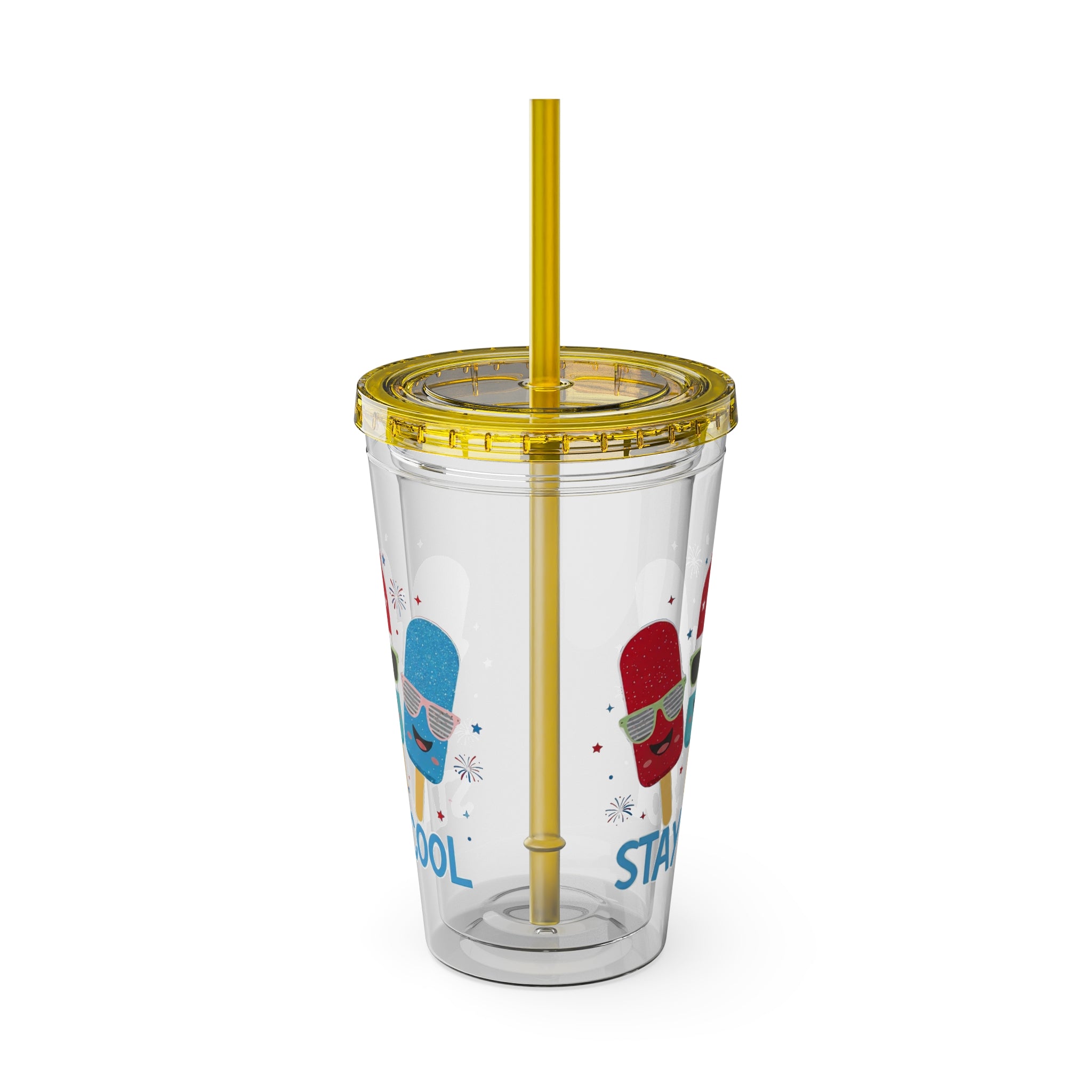 Sunsplash Tumbler with Straw, 16oz