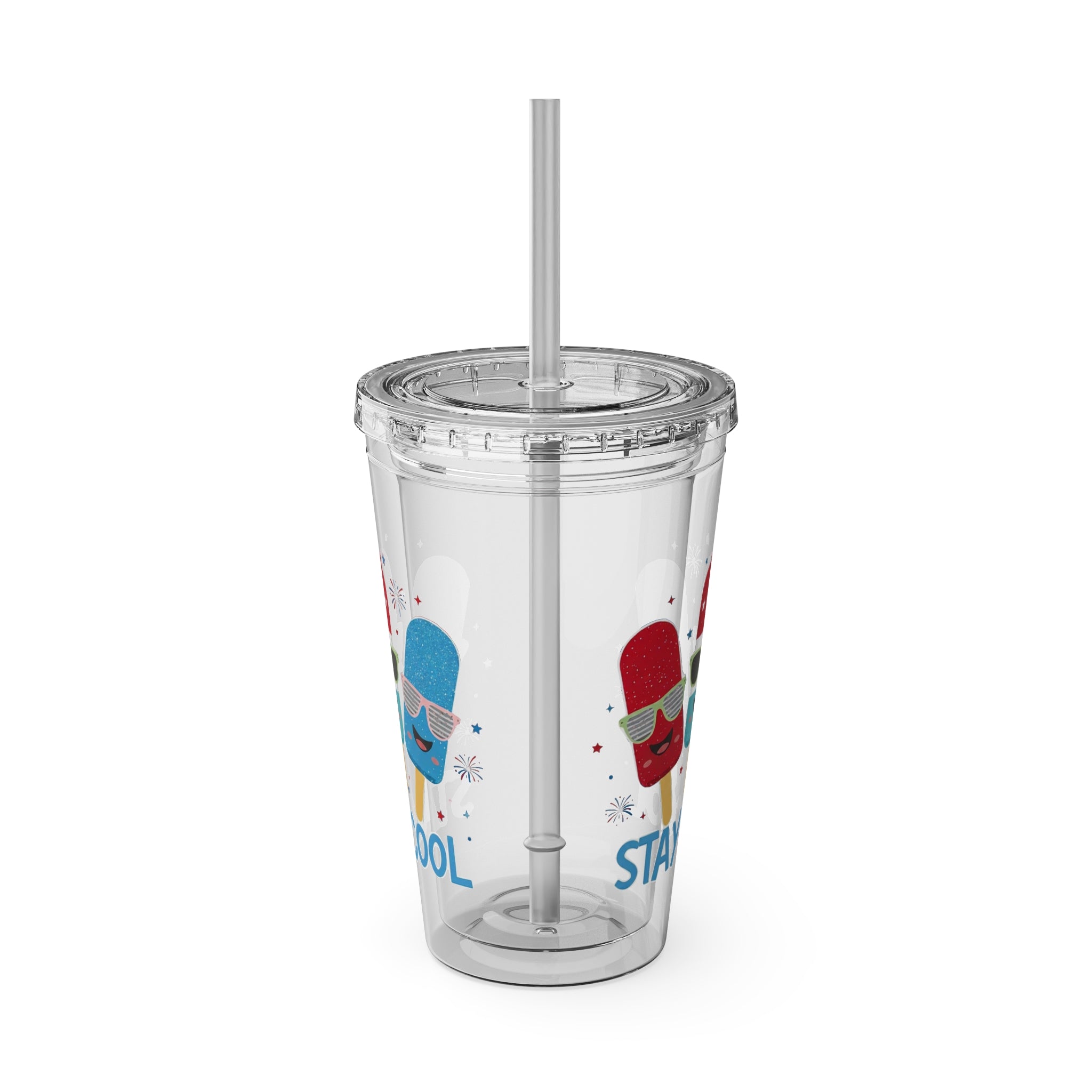 Sunsplash Tumbler with Straw, 16oz