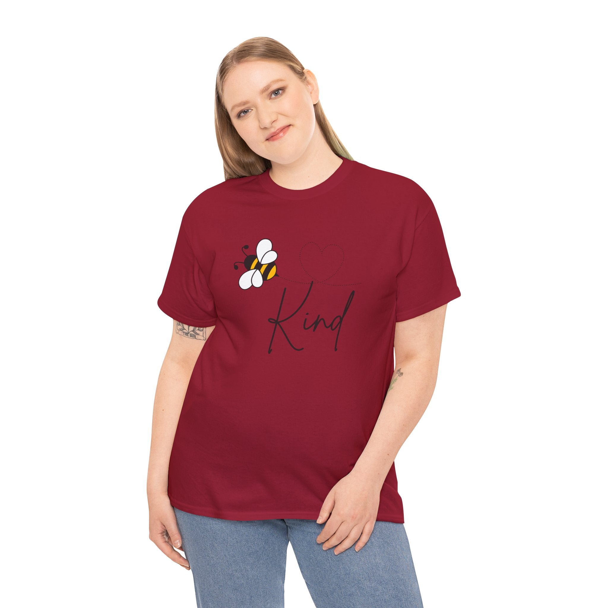 Kind Bee T‑Shirt — Minimalist Positive Message Tee