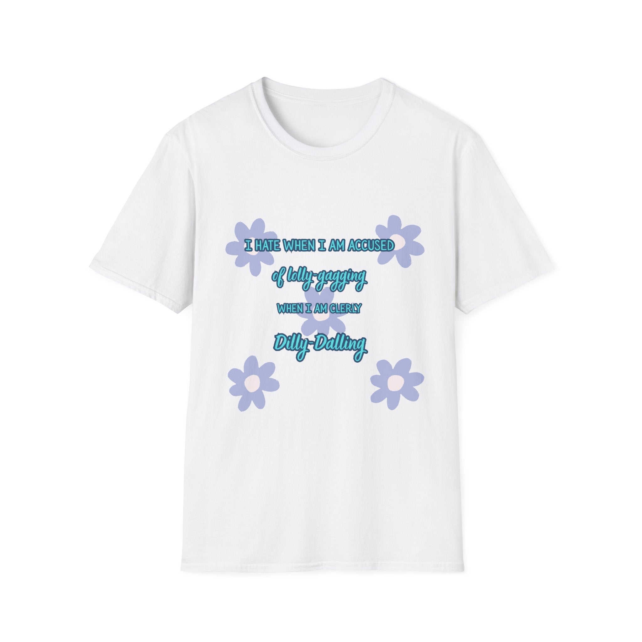 Graphic T-Shirt — "I Smile When I Am Asked If I’m Okay, When I’m Not" Floral Mental Health Tee