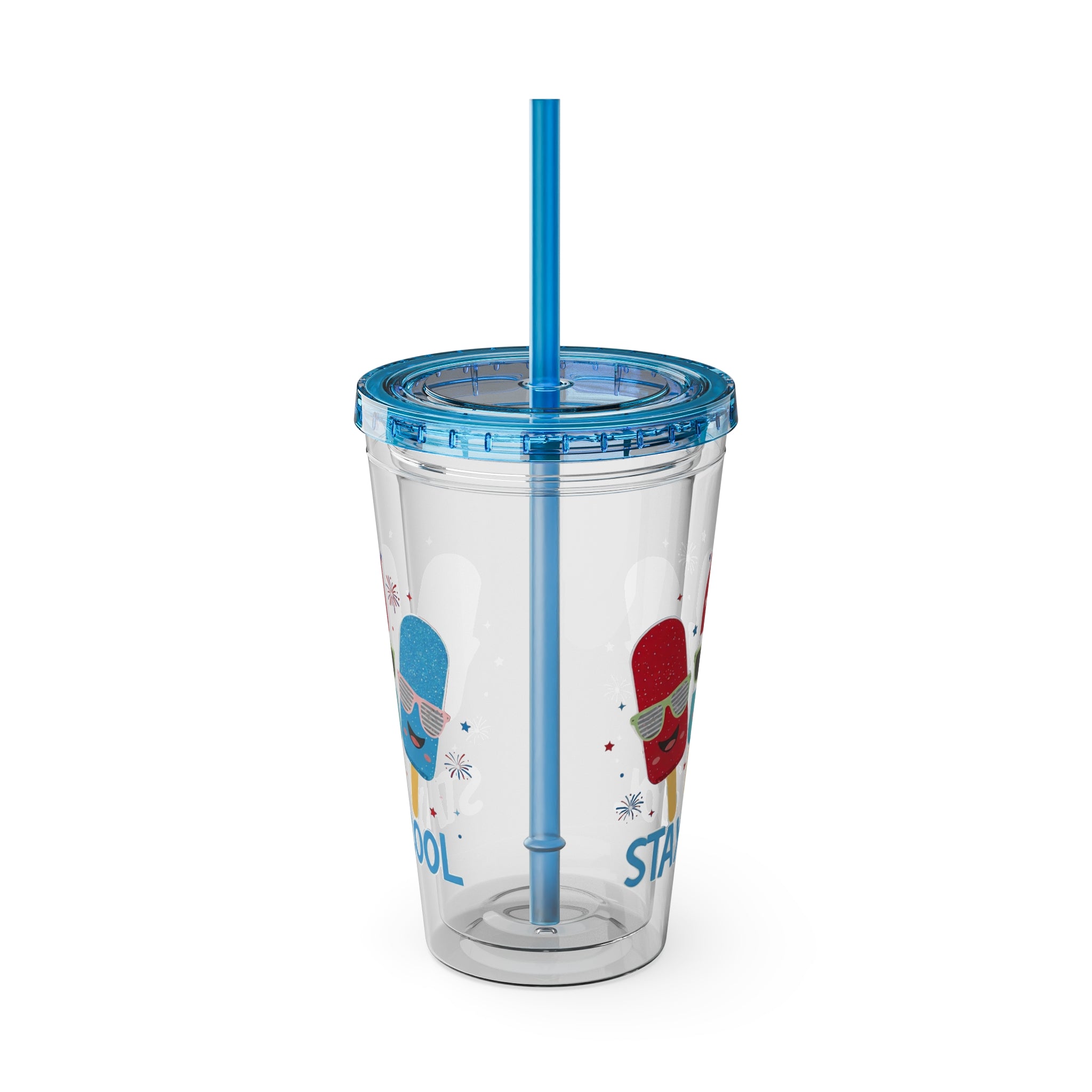 Sunsplash Tumbler with Straw, 16oz