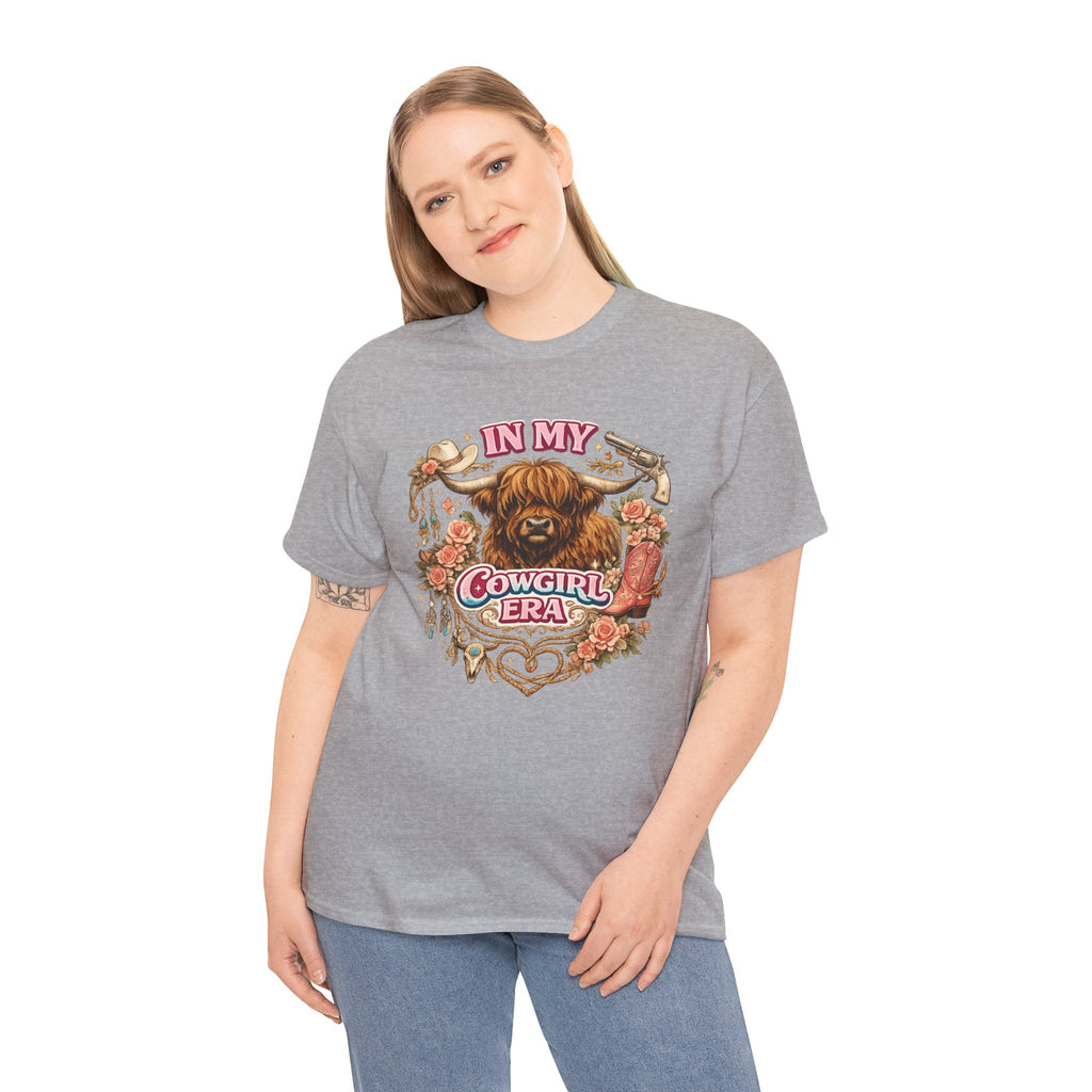 In My Cowgirl Era Highland Cow Tee