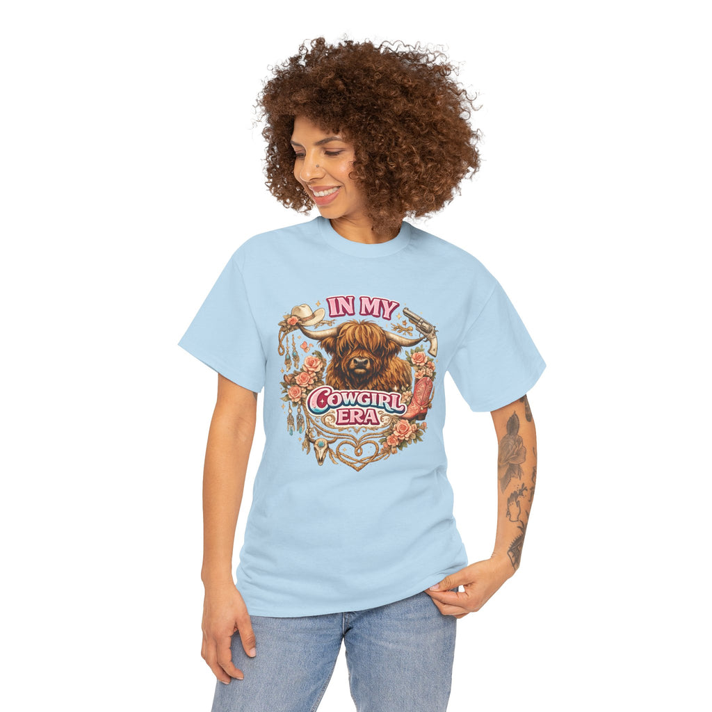 In My Cowgirl Era Highland Cow Tee