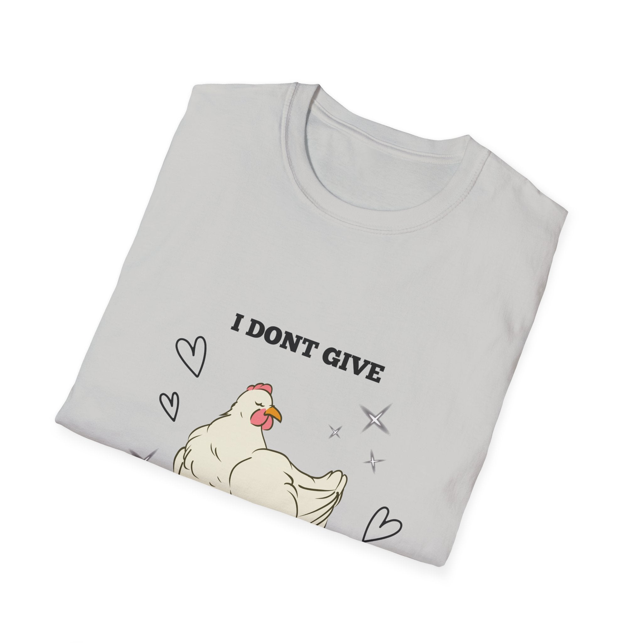 I Don't Give a Flying Cluck T-Shirt — Cute Sarcastic Chicken Graphic Tee