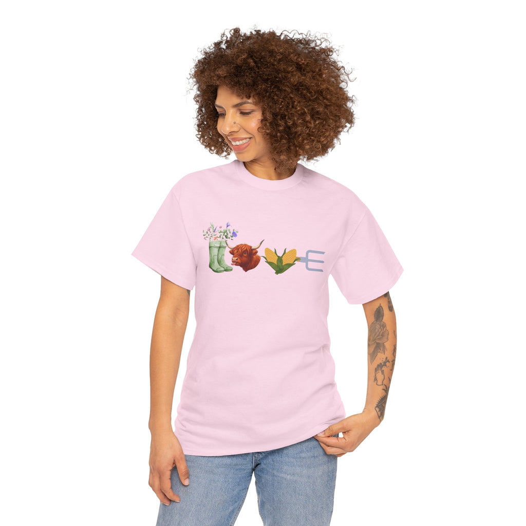 T-Shirt — Floral Garden Love Icons Tee