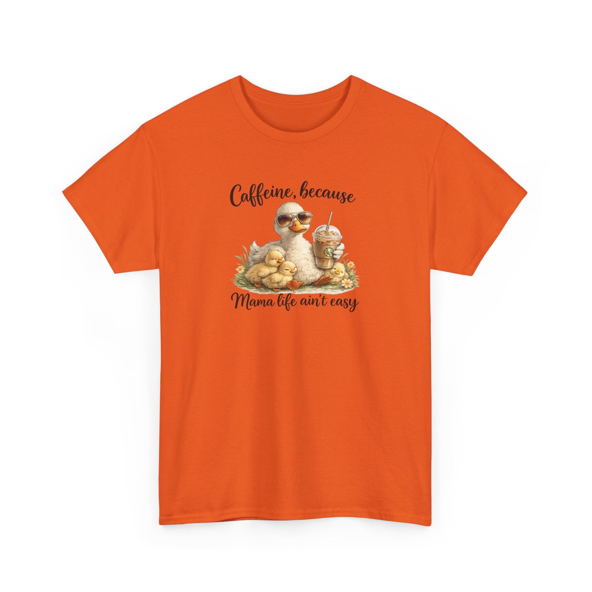 Mom Life Coffee Tee — Cute Mom & Baby Duck Caffeine Shirt
