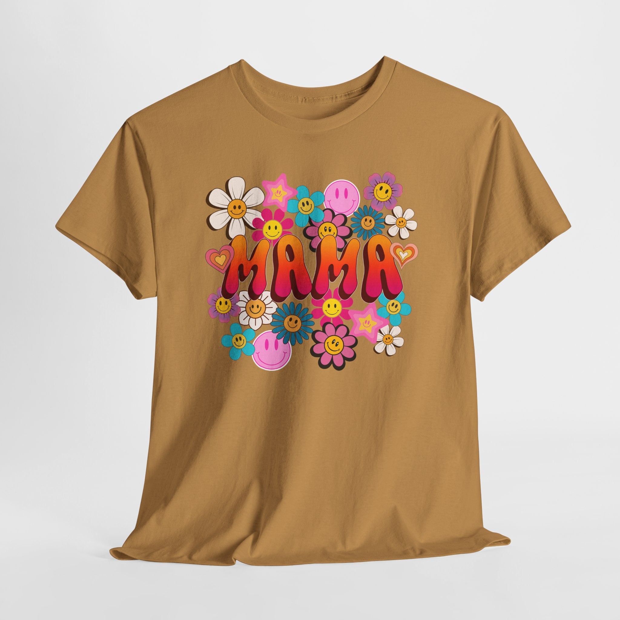 Mama Floral Tee — Retro Cute Flower Mom T‑Shirt
