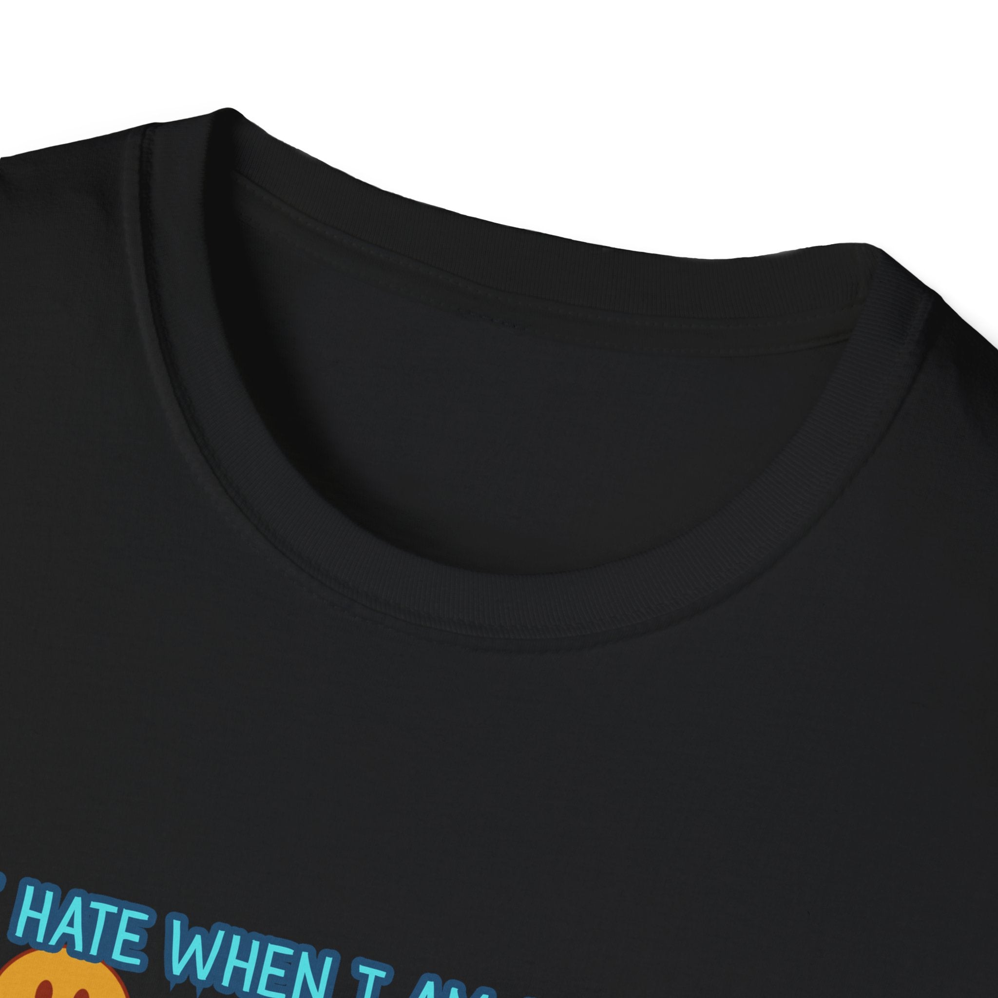 Funny 'I Hate When I Am accused of lolly-gagging' Graphic T-Shirt — Retro Smiley Face Design