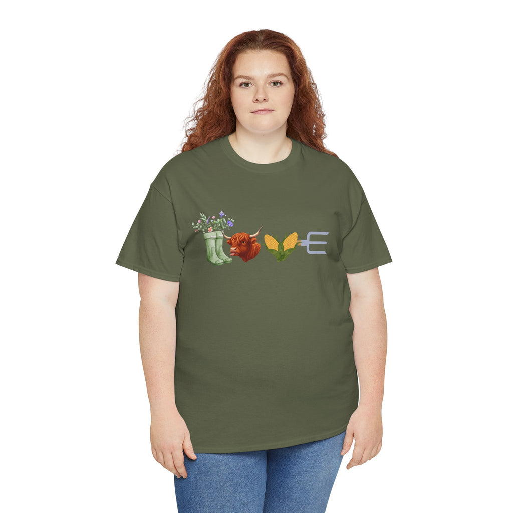 T-Shirt — Floral Garden Love Icons Tee