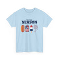 Fourth of July Tee — "'Tis the Season" Patriotic Hot Dog, Popsicle & Fireworks T-Shirt