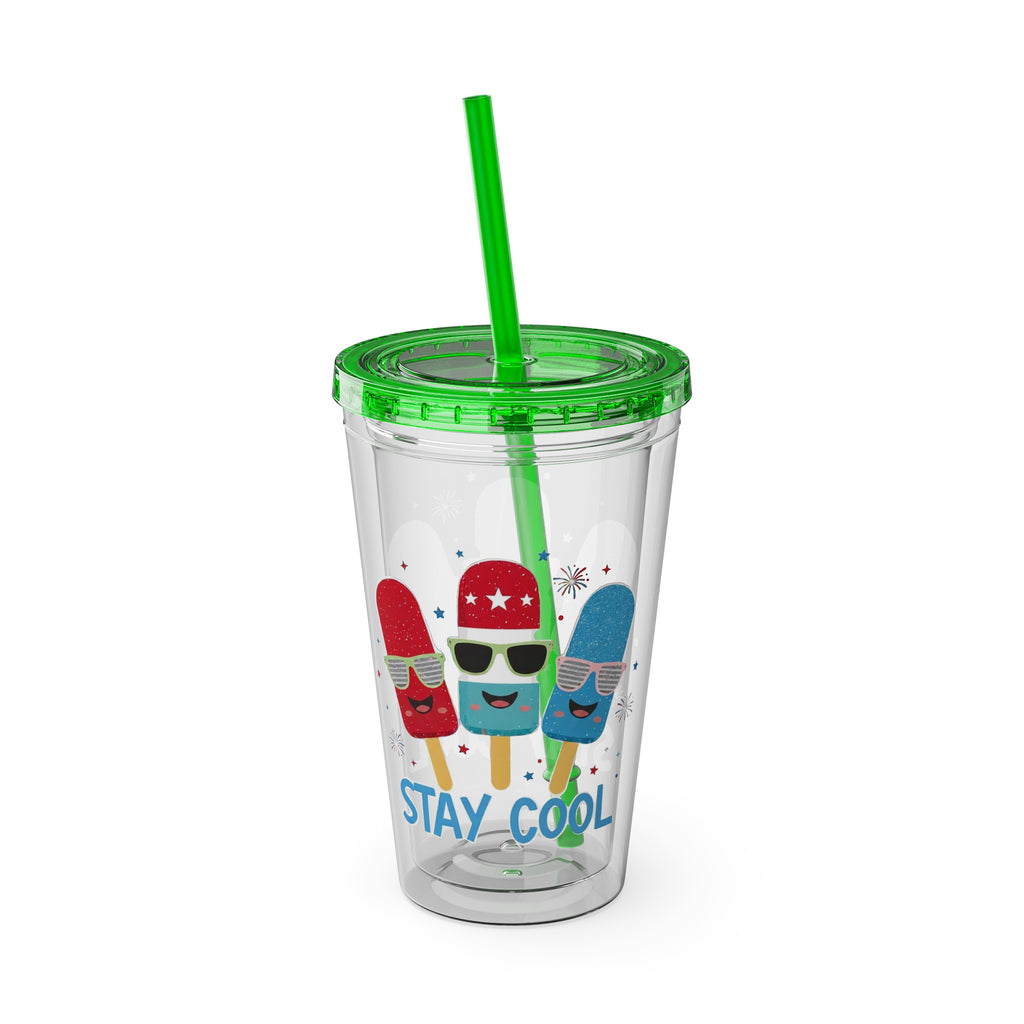 Sunsplash Tumbler with Straw, 16oz
