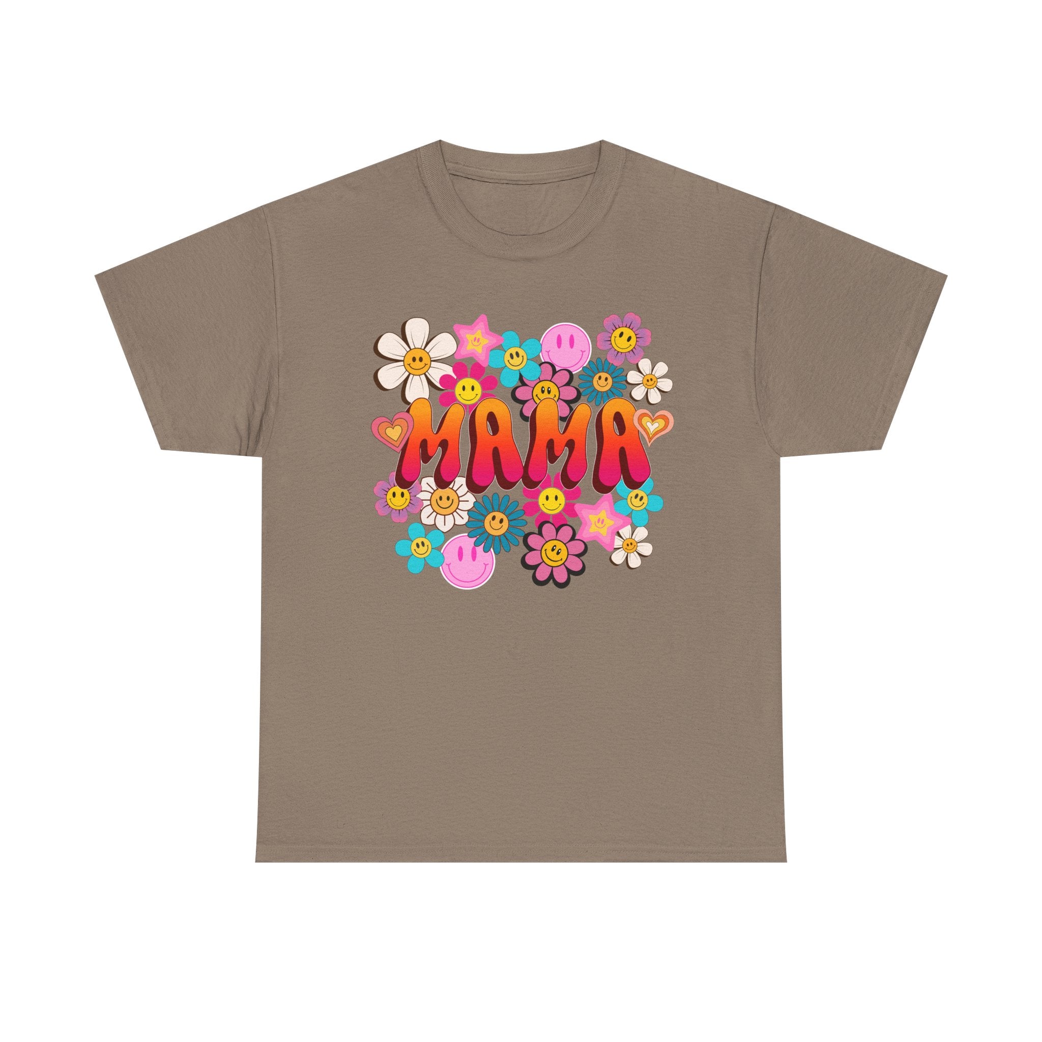 Mama Floral Tee — Retro Cute Flower Mom T‑Shirt