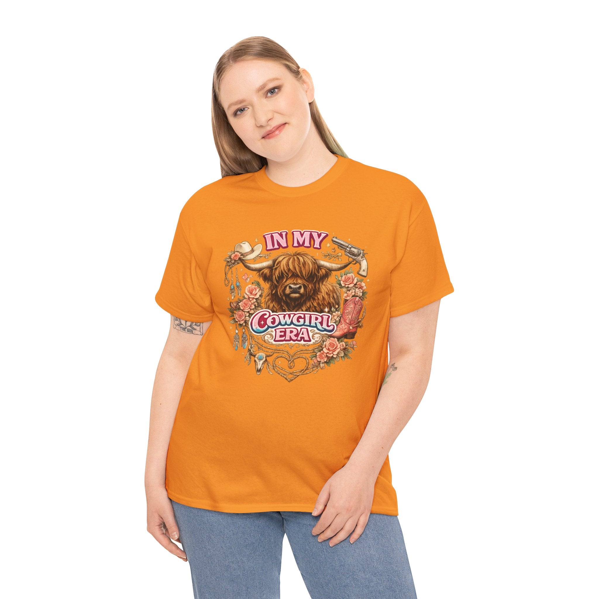 In My Cowgirl Era Highland Cow Tee
