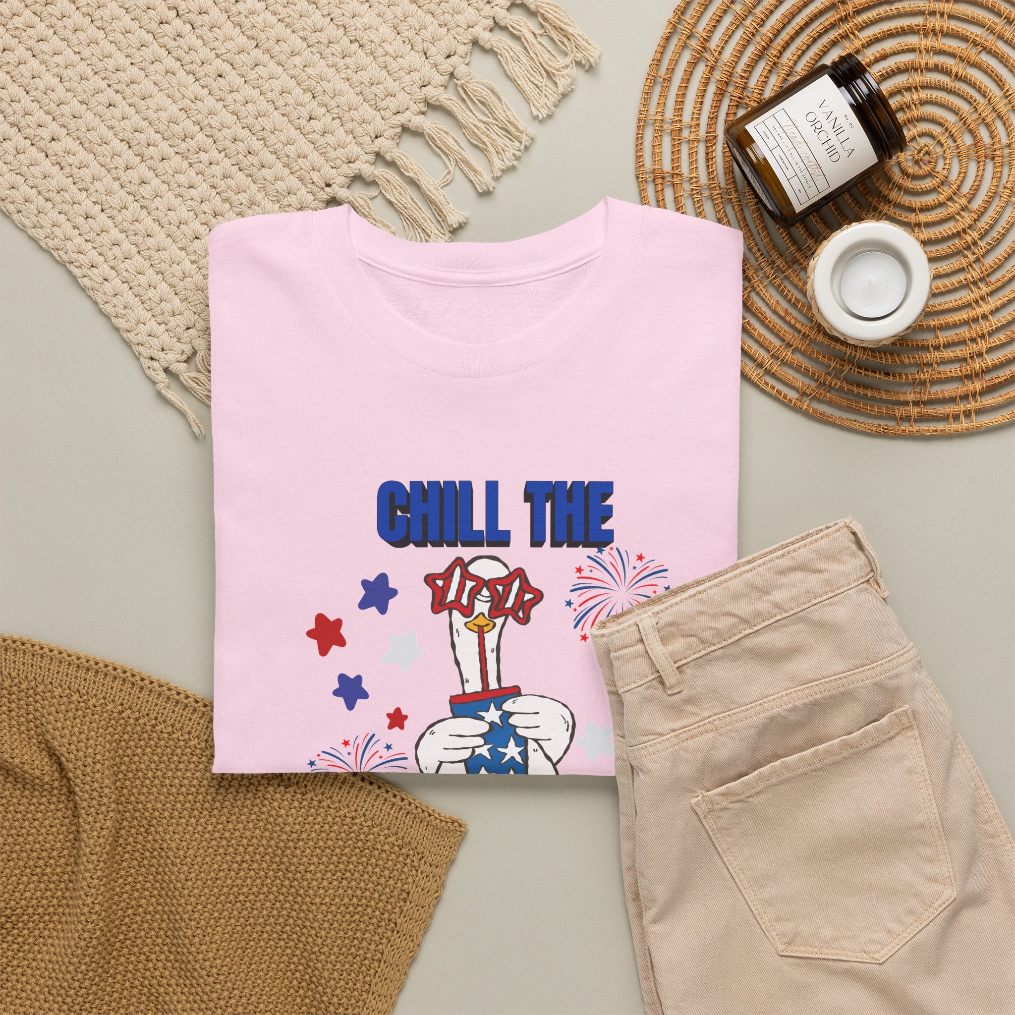 Chill the FOURTH Out - Funny Goose T-Shirt