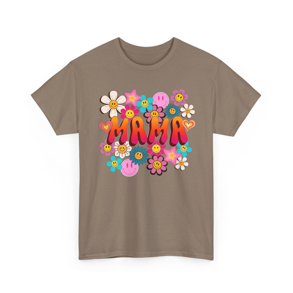 Mama Floral Tee — Retro Cute Flower Mom T‑Shirt