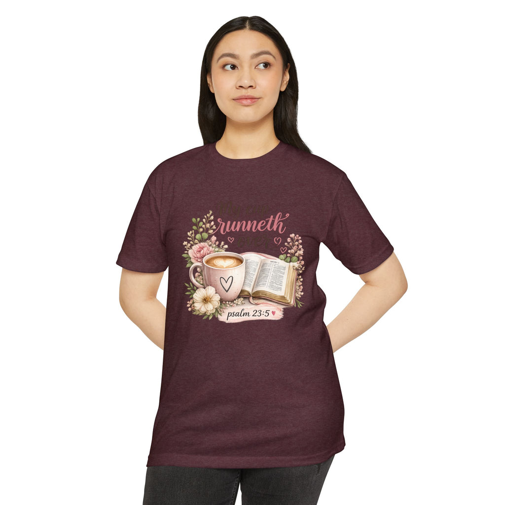 My Cup Runneth Over Cute Christian T-shirt