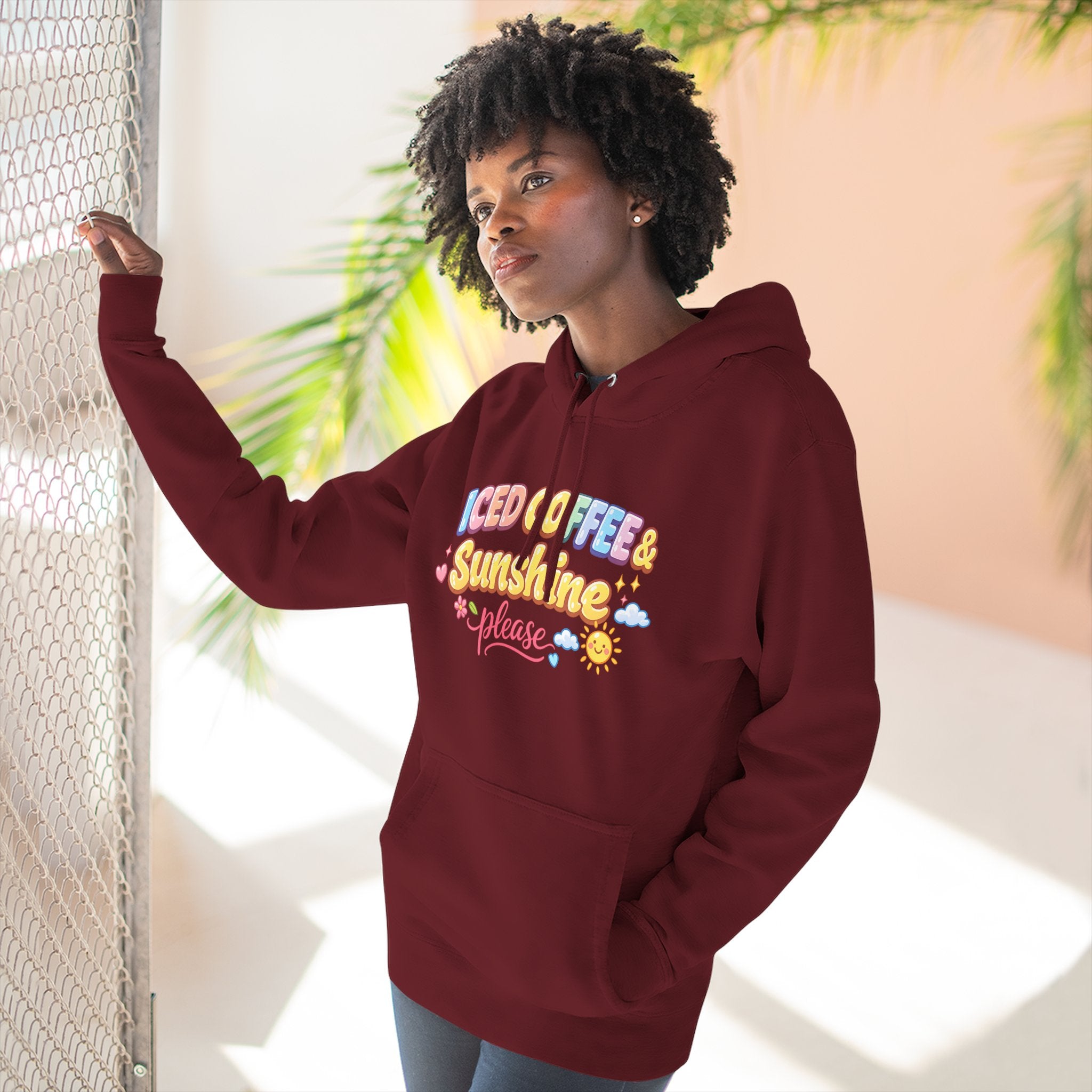 Iced Coffee & Sunshine Please Hoodie