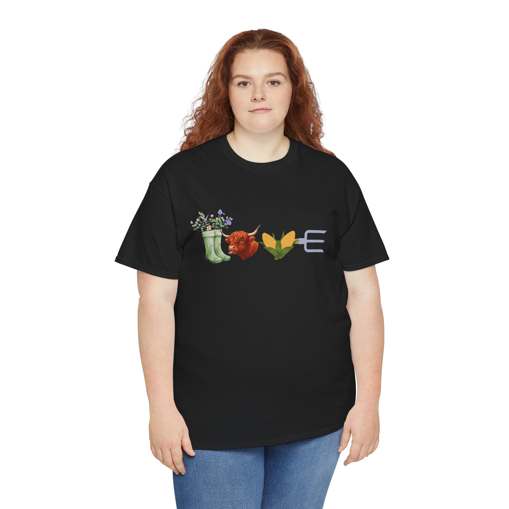 T-Shirt — Floral Garden Love Icons Tee