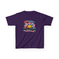 Kids Tee — 4th of July 'Born to Be Free' Smiley Flag Design