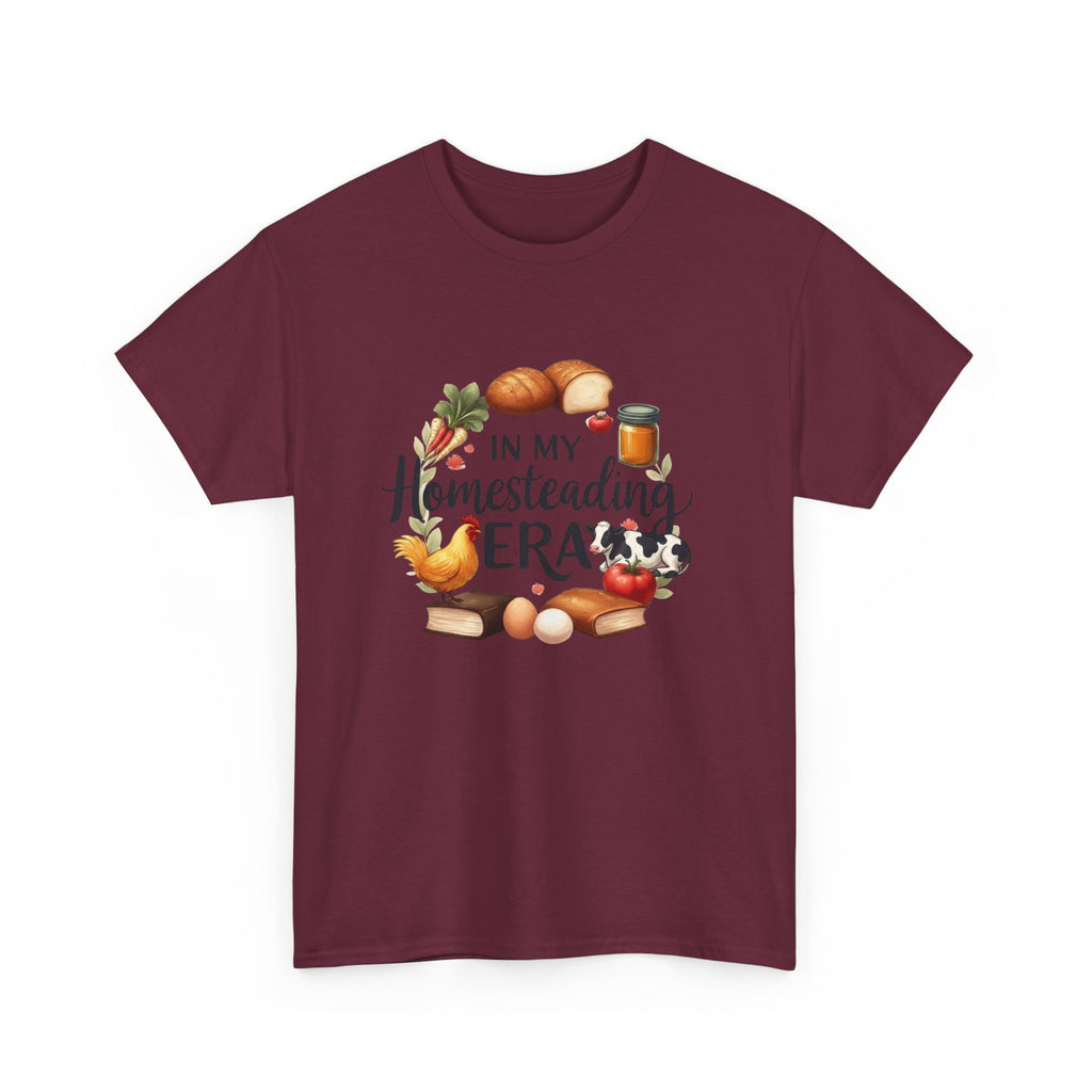Homesteading Era Tee — Cute Bread, Chickens & Eggs Design