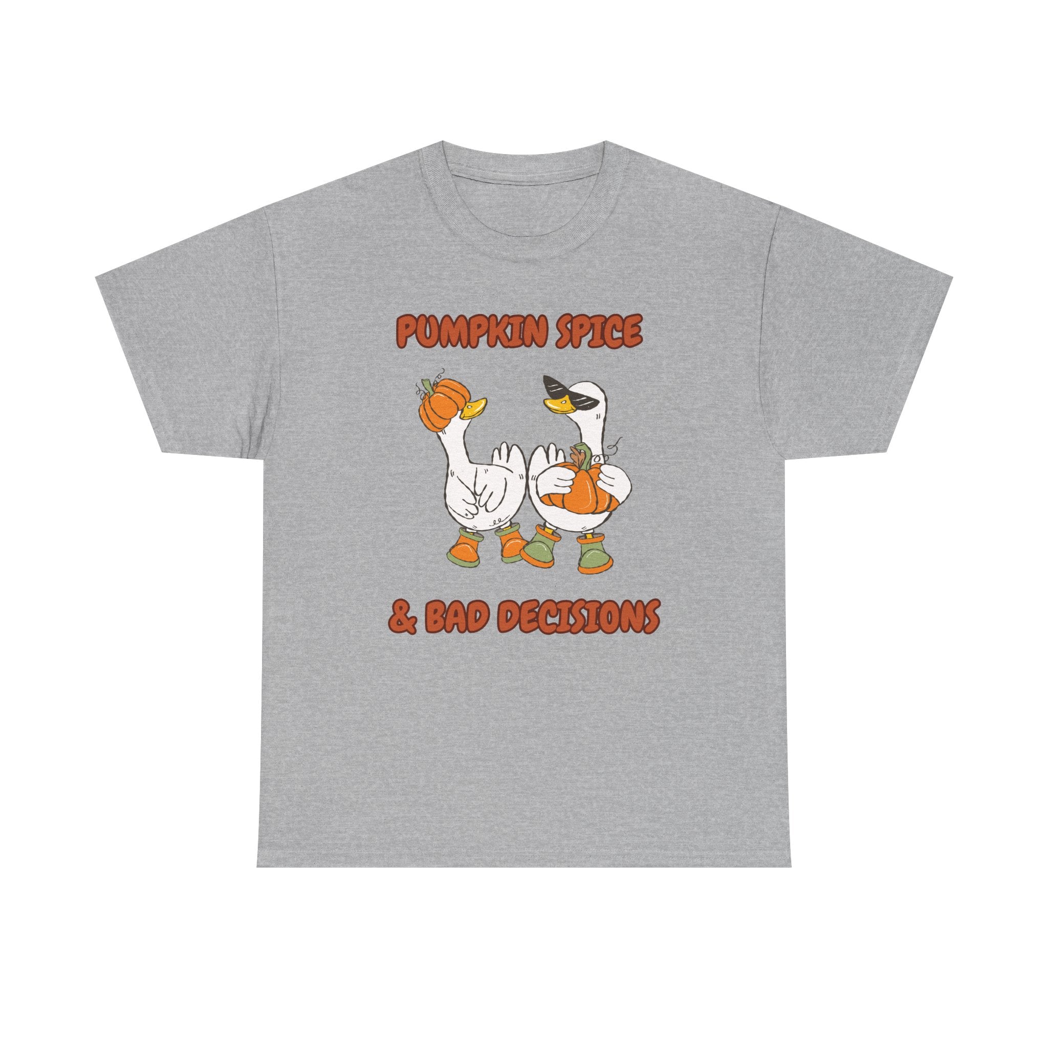 Pumpkin Spice & Bad Decisions Heavy Cotton Tee