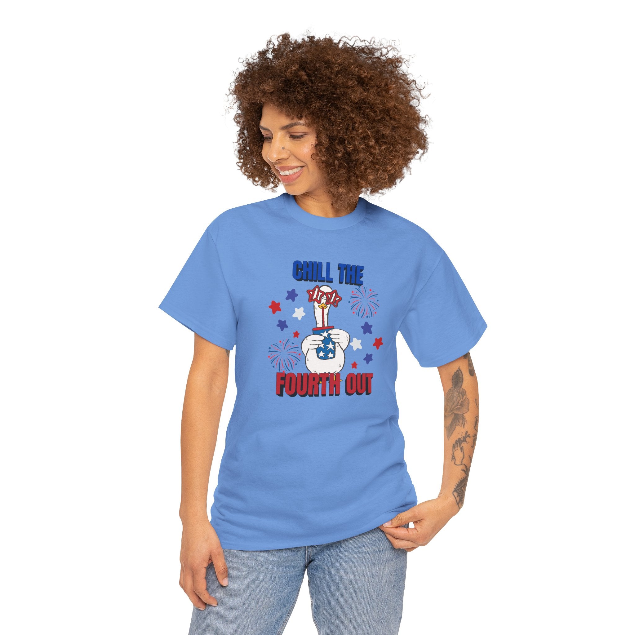 Chill the FOURTH Out - Funny Goose T-Shirt