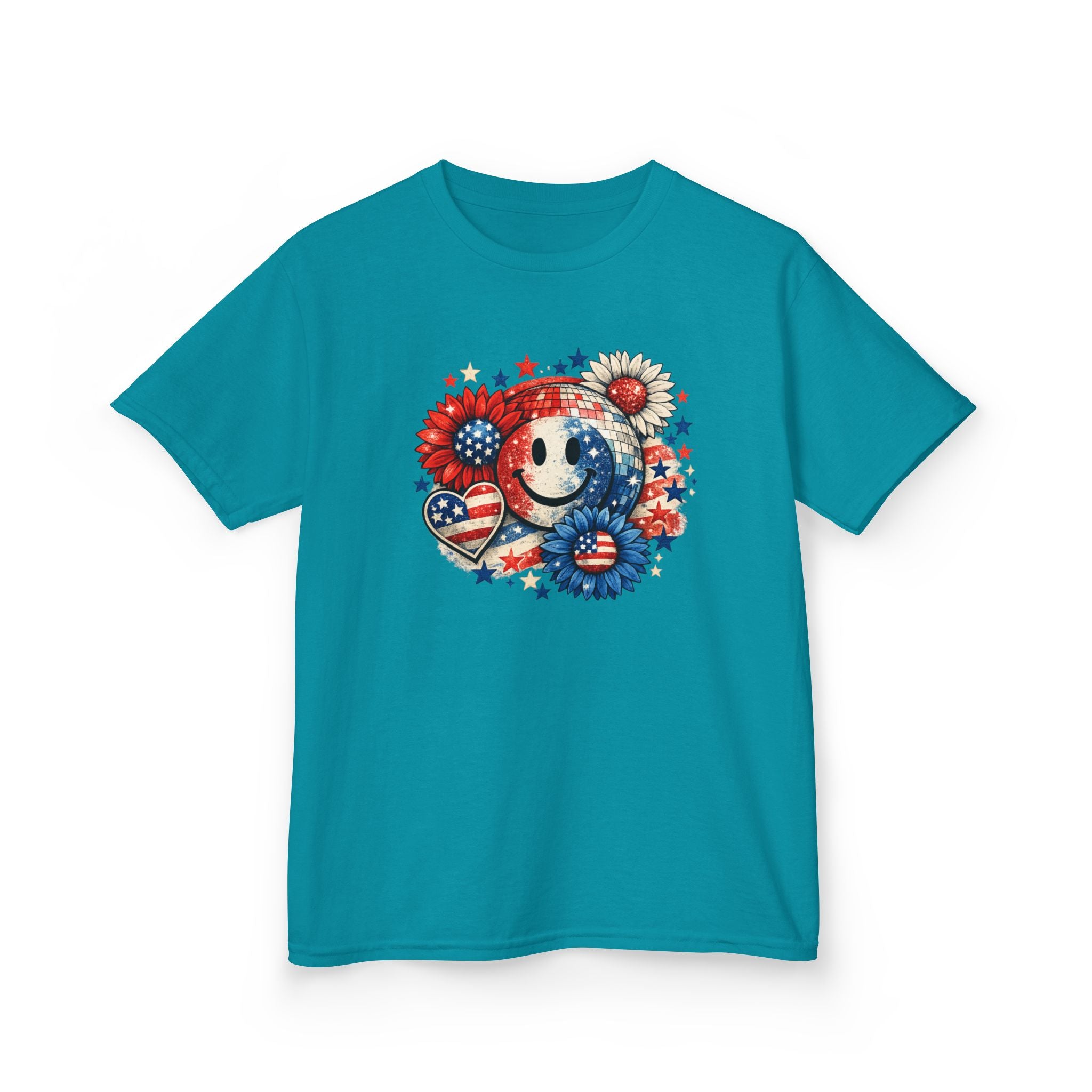 Girls American 4th of July T-Shirt
