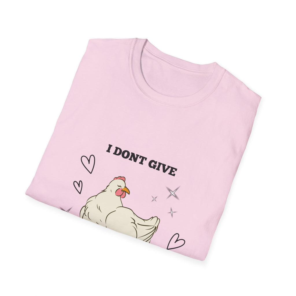 I Don't Give a Flying Cluck T-Shirt — Cute Sarcastic Chicken Graphic Tee
