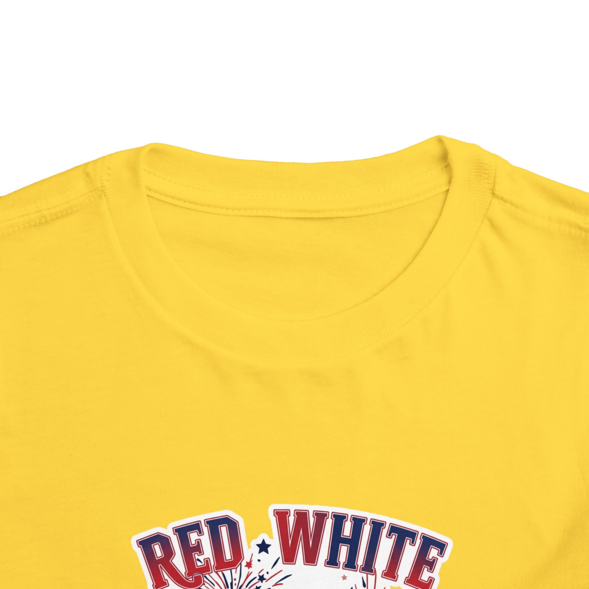 Toddler Tee - "Red, White & Boom" Monster Truck 4th of July Shirt