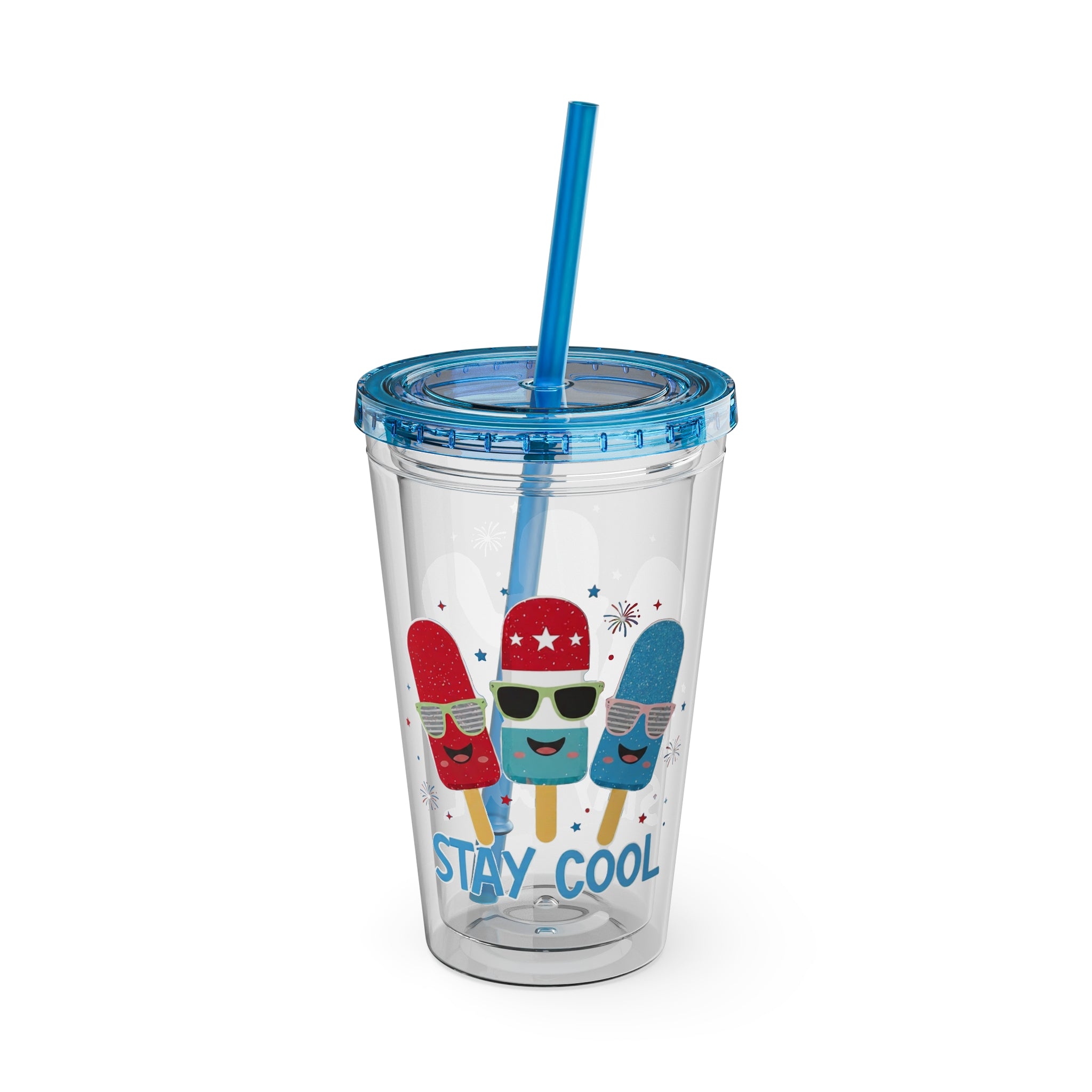 Sunsplash Tumbler with Straw, 16oz