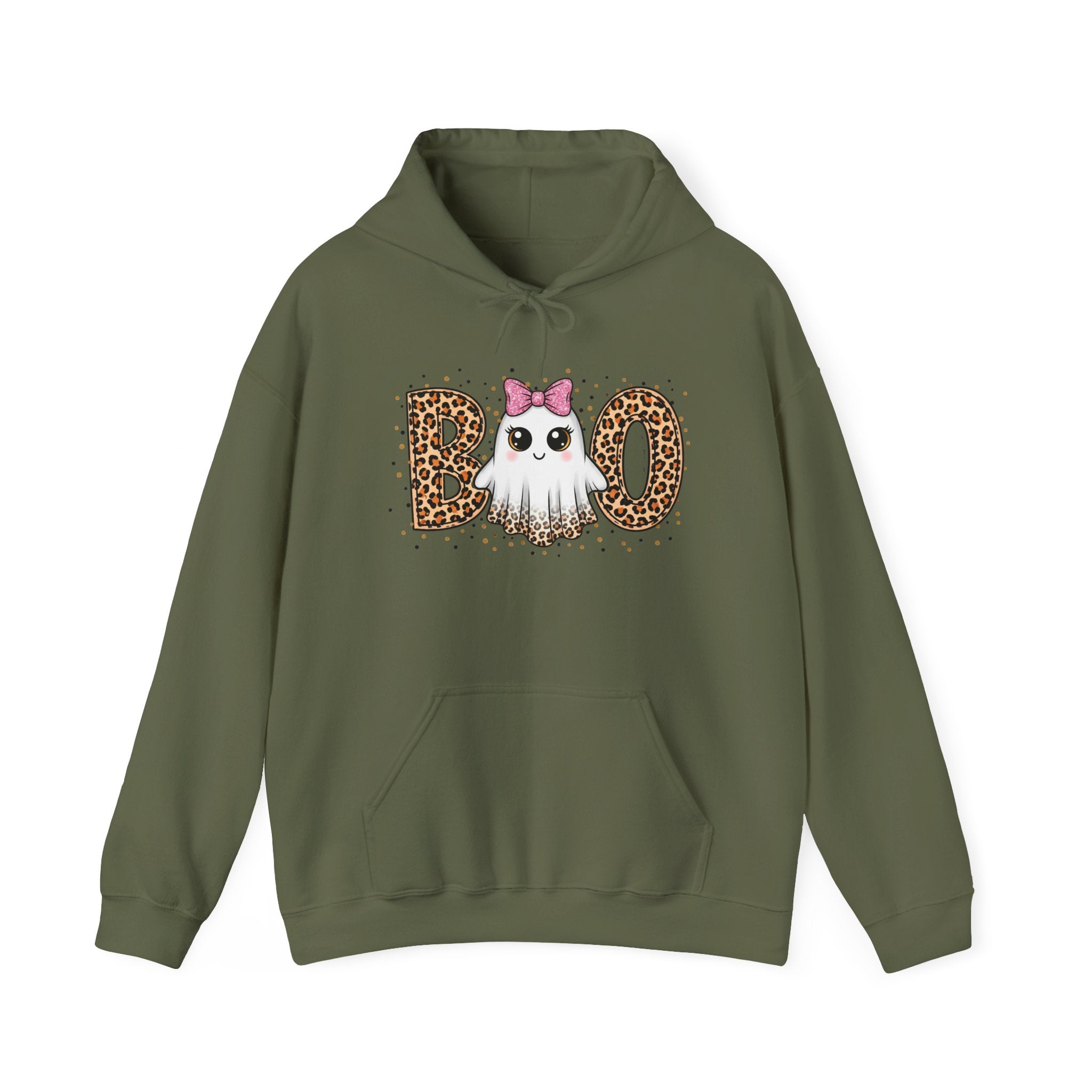 Boo ghost Unisex Heavy Blend™ Hooded Sweatshirt