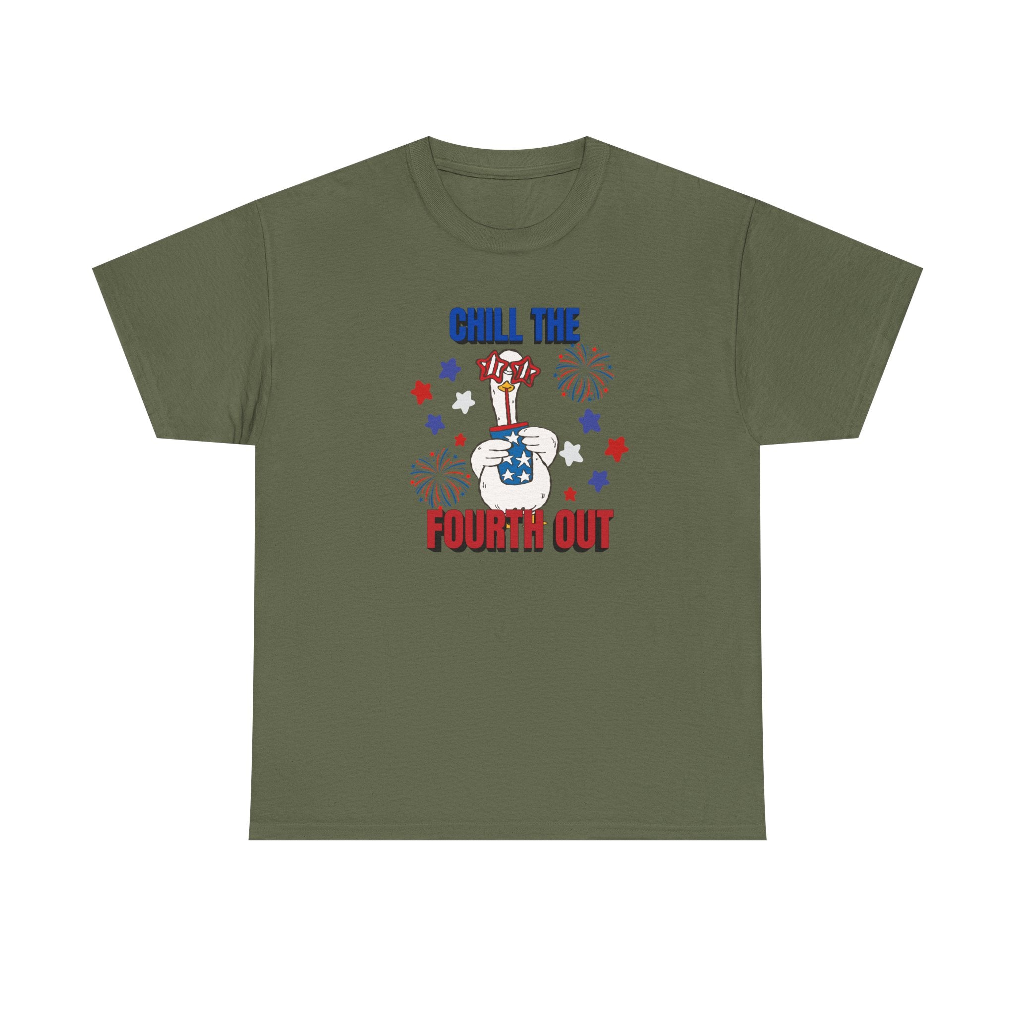 Chill the FOURTH Out - Funny Goose T-Shirt